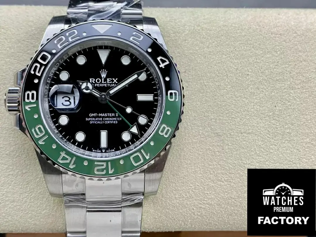 Rolex GMT Master II M126720VTNR-0001 C+ Factory Black Green Bezel