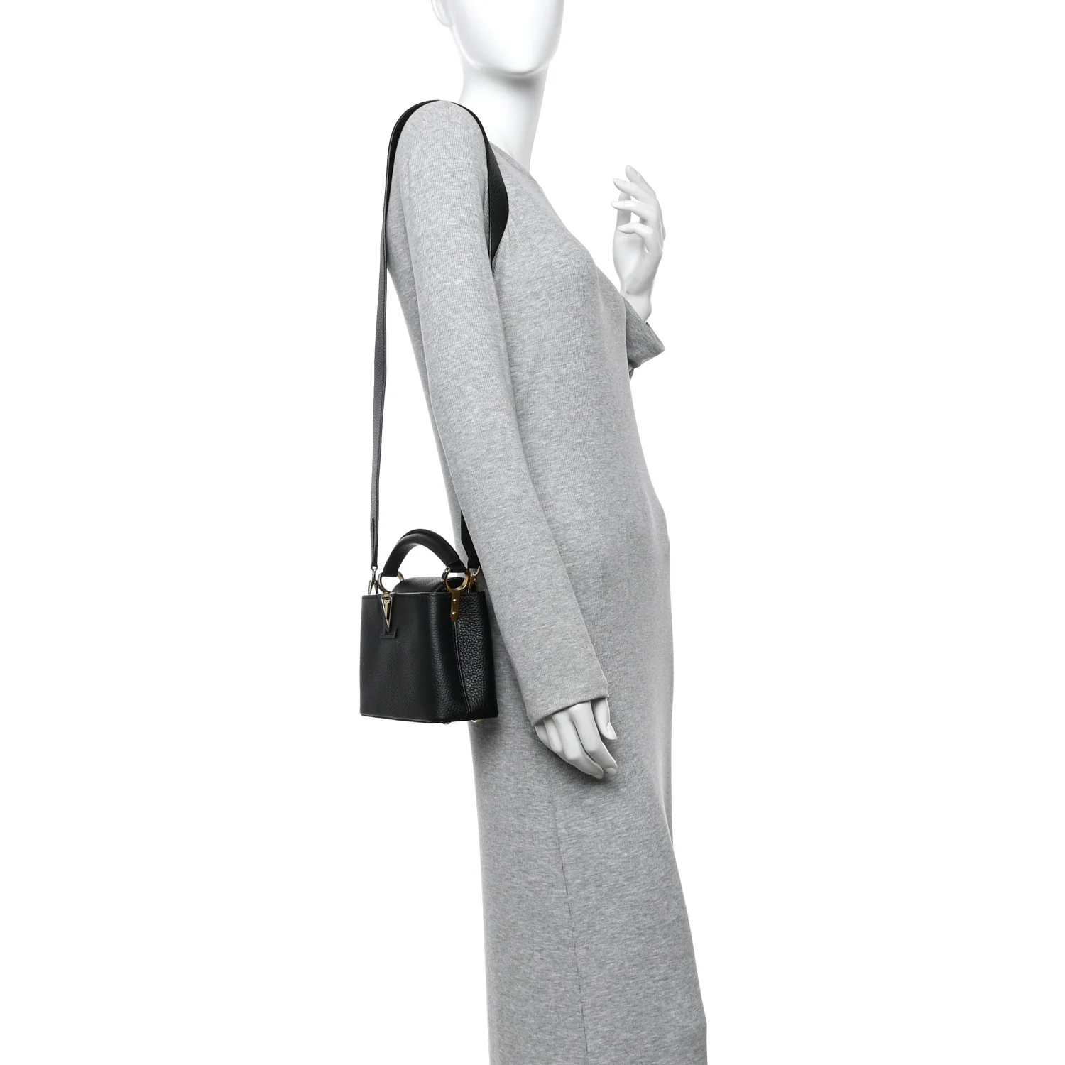 Taurillon Mini Capucines Black