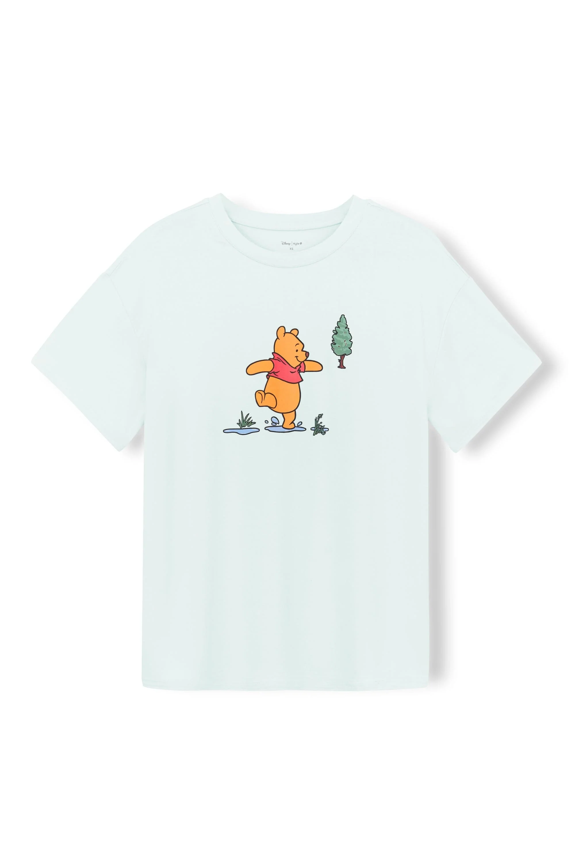 Women's Graphic Tee in Winnie the Pooh on Dew