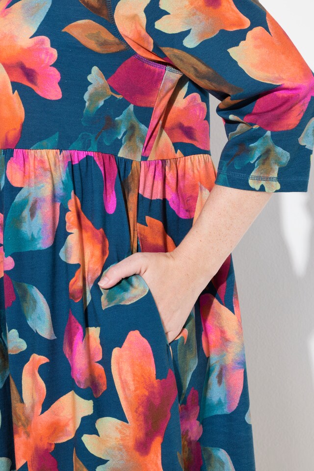 Eco Cotton Autumn Leaves Dress