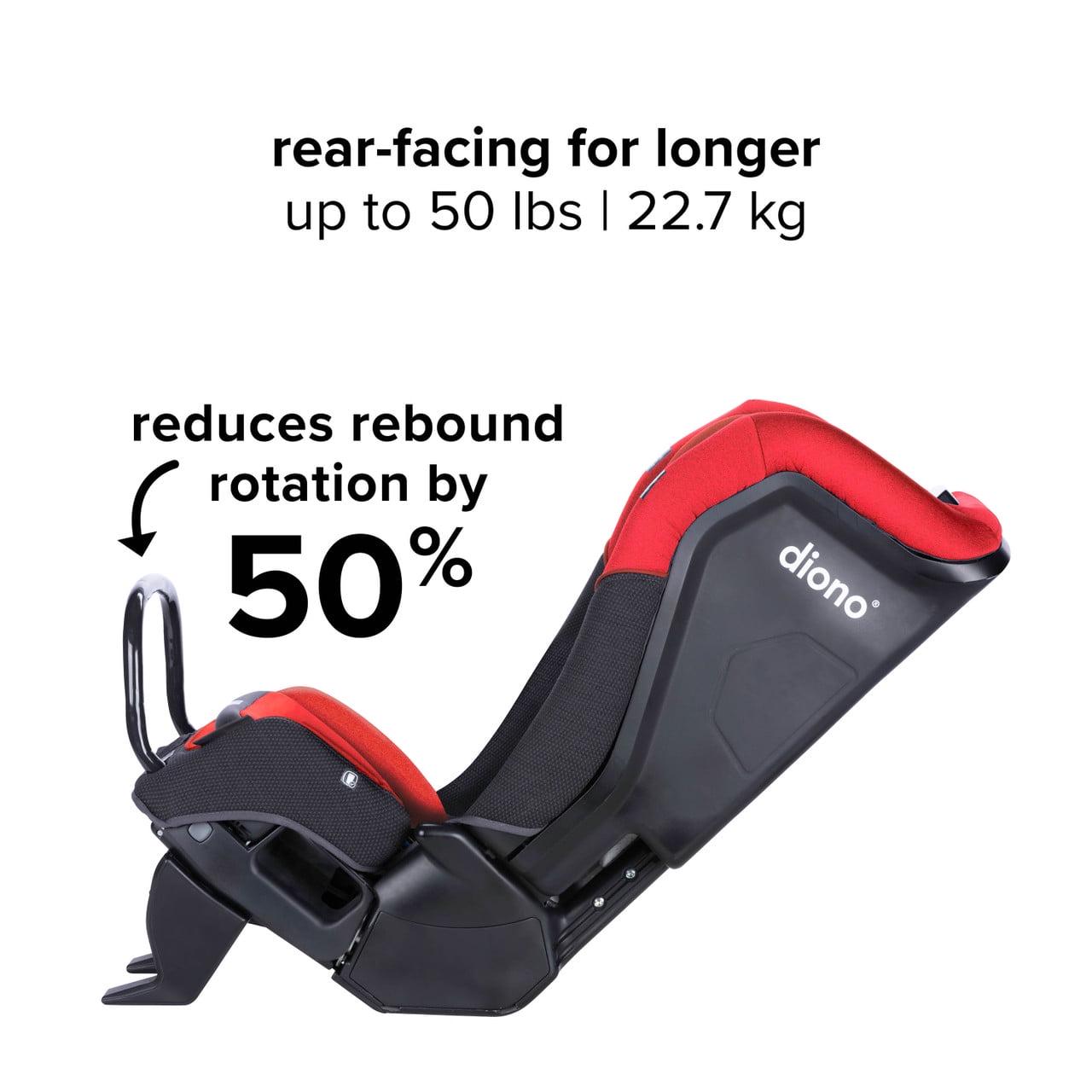 Radian 3QX SafePlus All-in-One Convertible Car Seat. Slim Fit 3 Across. Red - Image 4