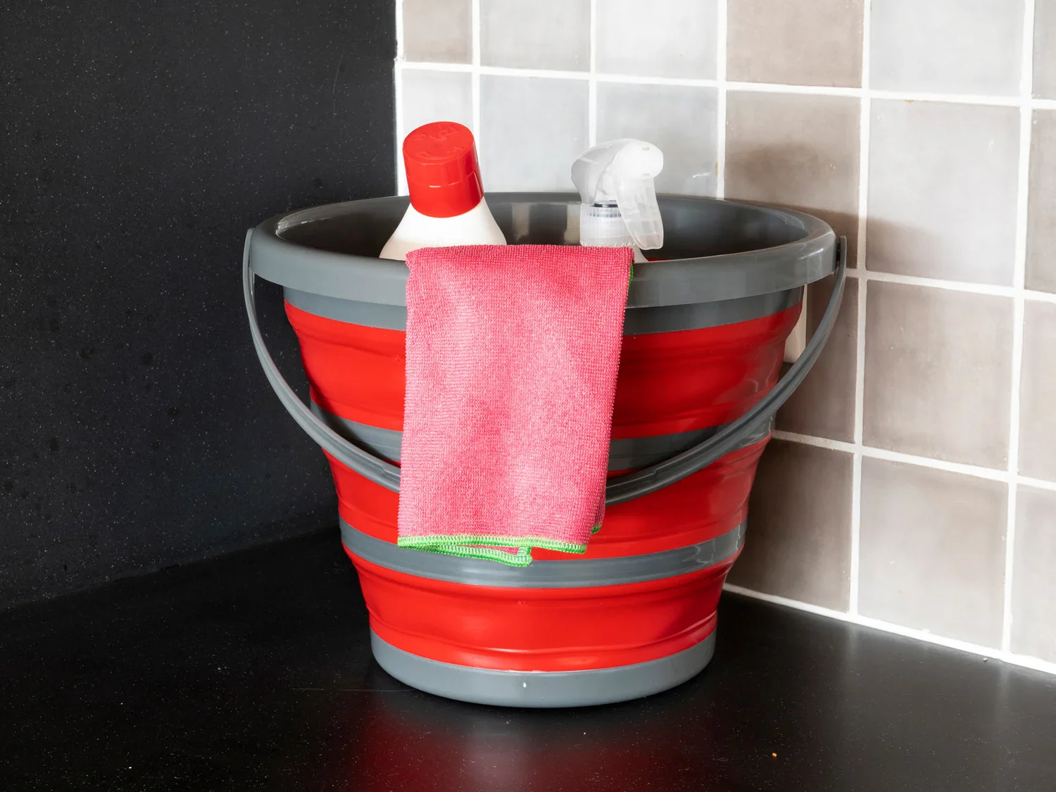 Dirt Devil Set panier  linge et seau pliables