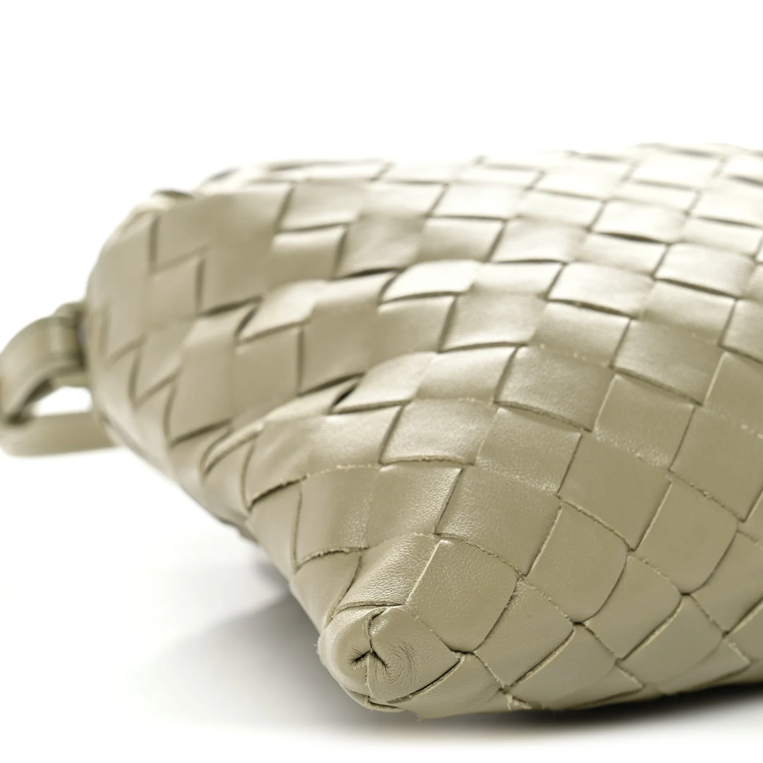 Calfskin Intrecciato Mini Hop Travertine