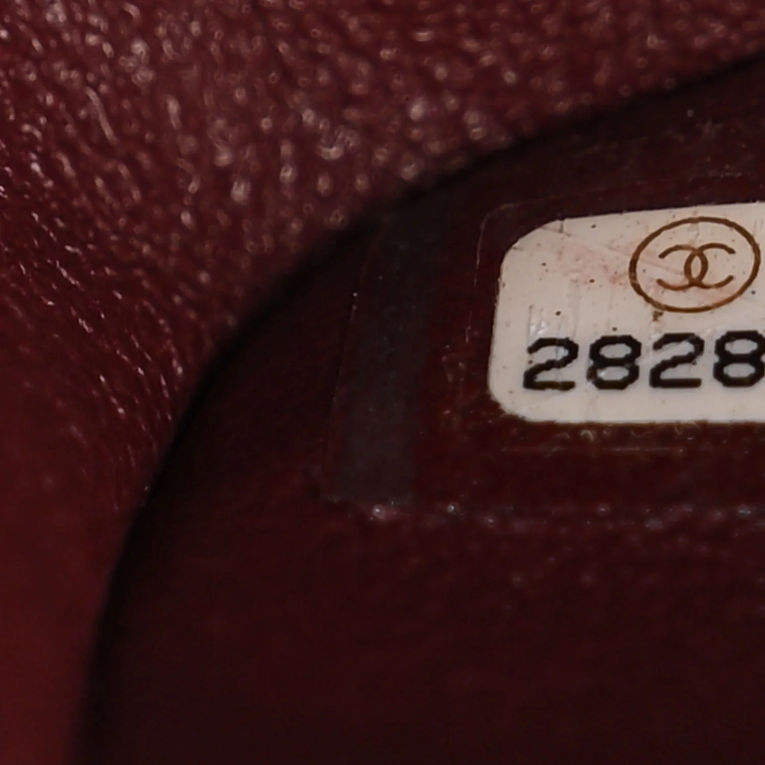Lambskin Quilted Medium Double Flap Burgundy