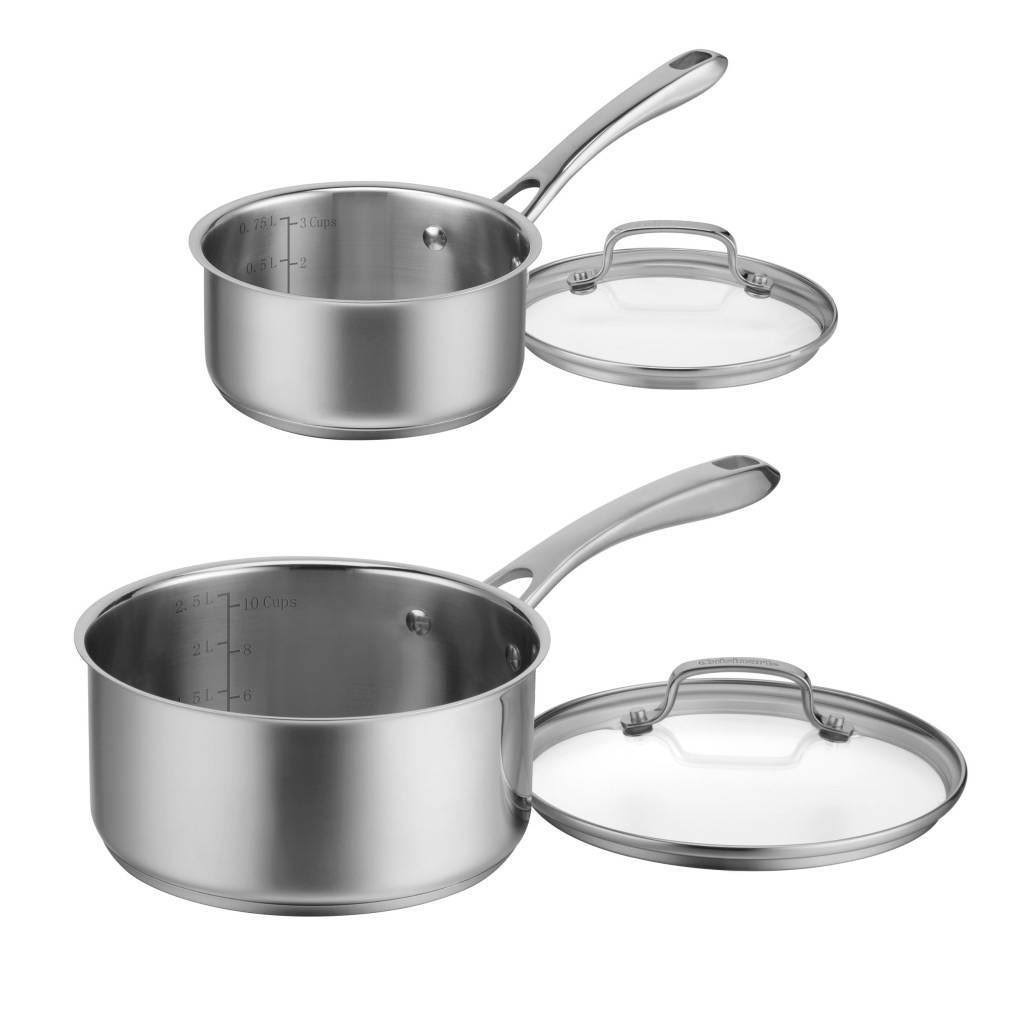 Cuisinart Classic 4pc Stainless Steel Saucepan Set
