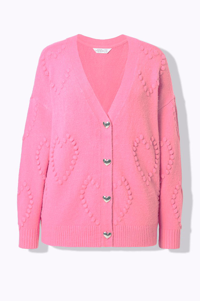 Textured Heart Cardigan