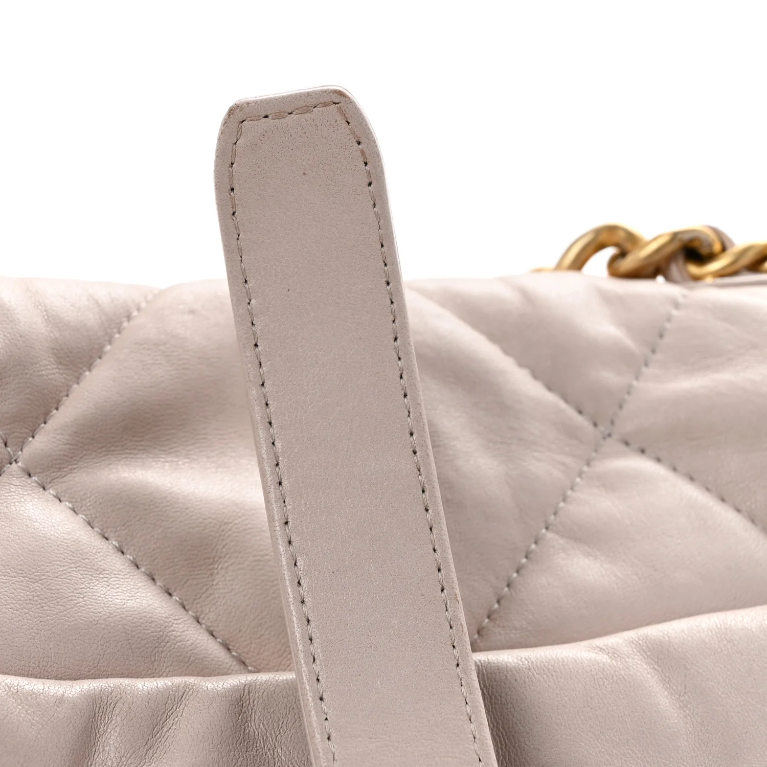 Lambskin Quilted Medium Chanel 19 Flap Light Pink