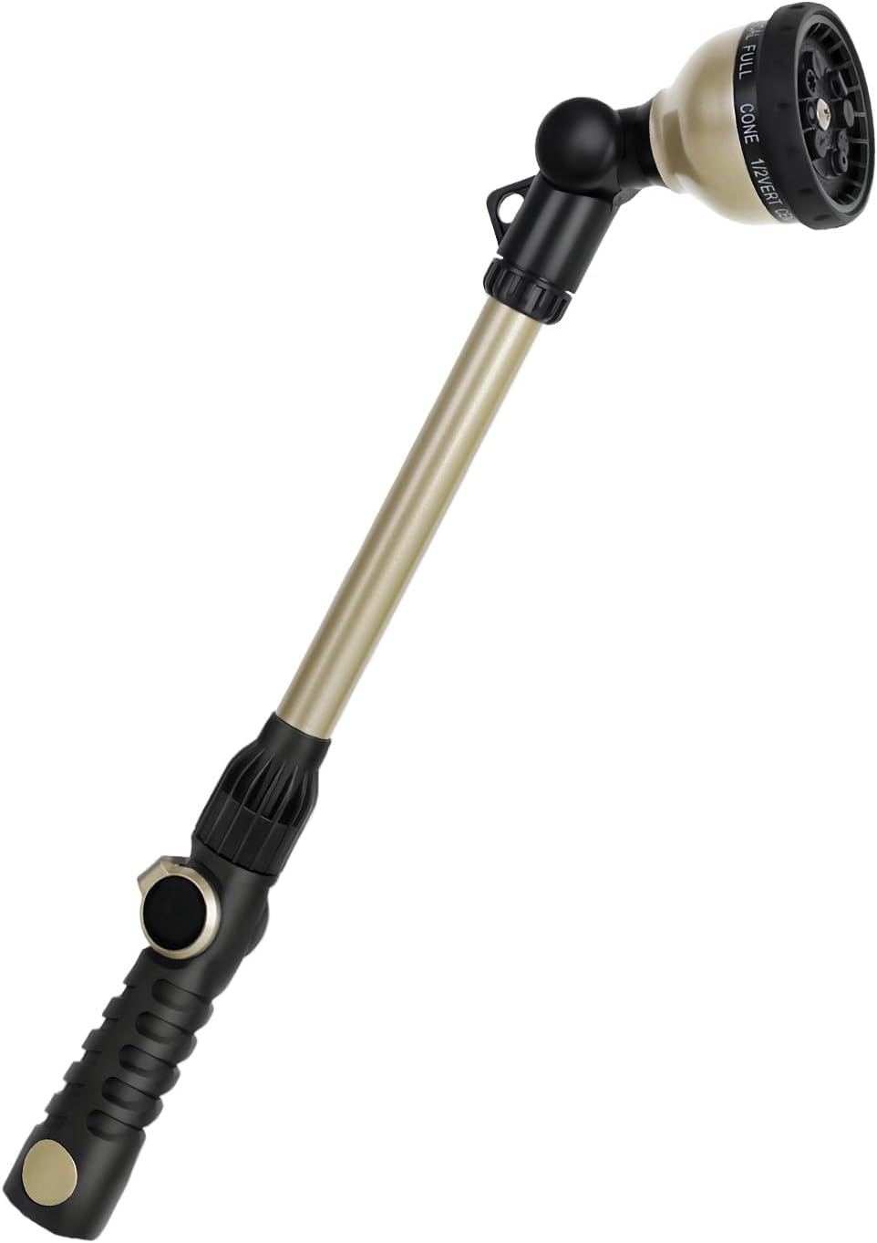 RESTMO Heavy Duty Watering Wand, Metal Garden Hose Nozzle Sprayer