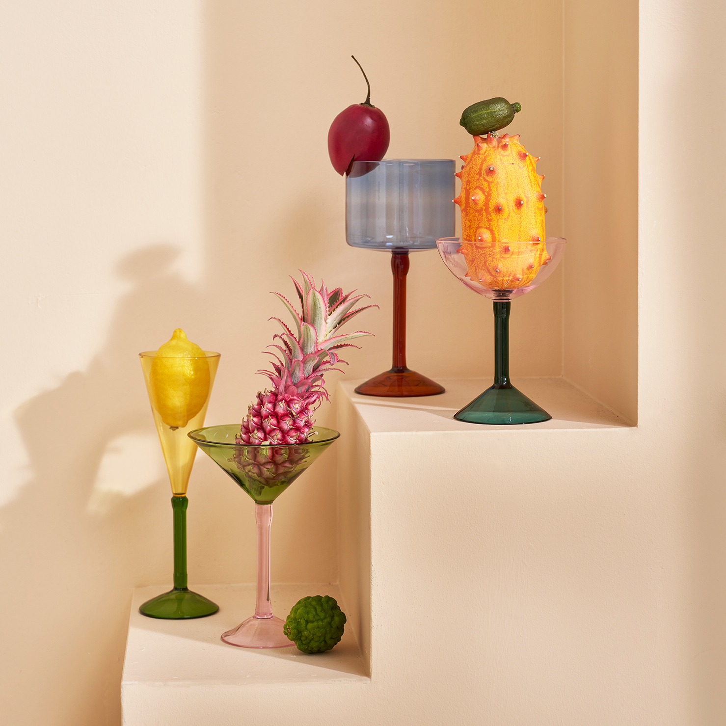 Urban Nature Culture Martini Cocktail Glas - Set Van 2 - In Geschenkve