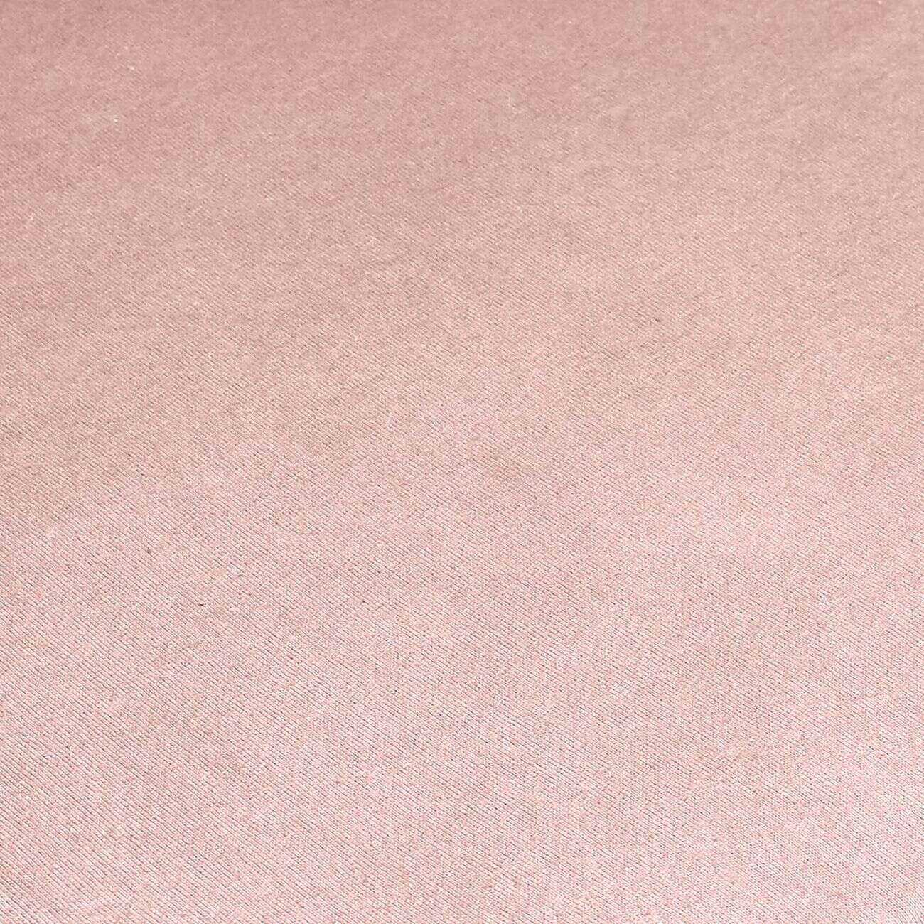 Parure de lit 2 personnes 240x220cm avec 2  taies polyester uni rose