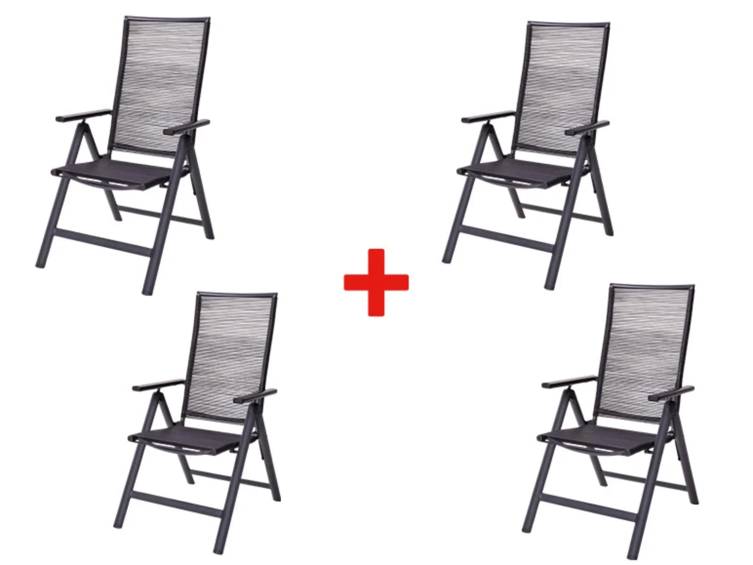LIVARNO home Lot de 4 chaises hautes MIAMI