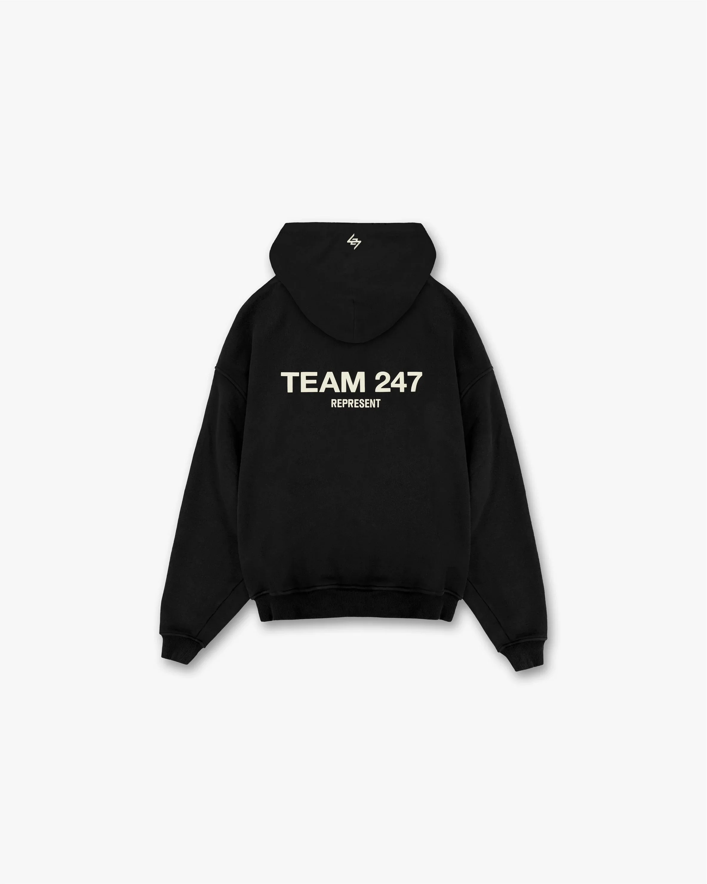 Team 247 Oversized Hoodie - Jet Black