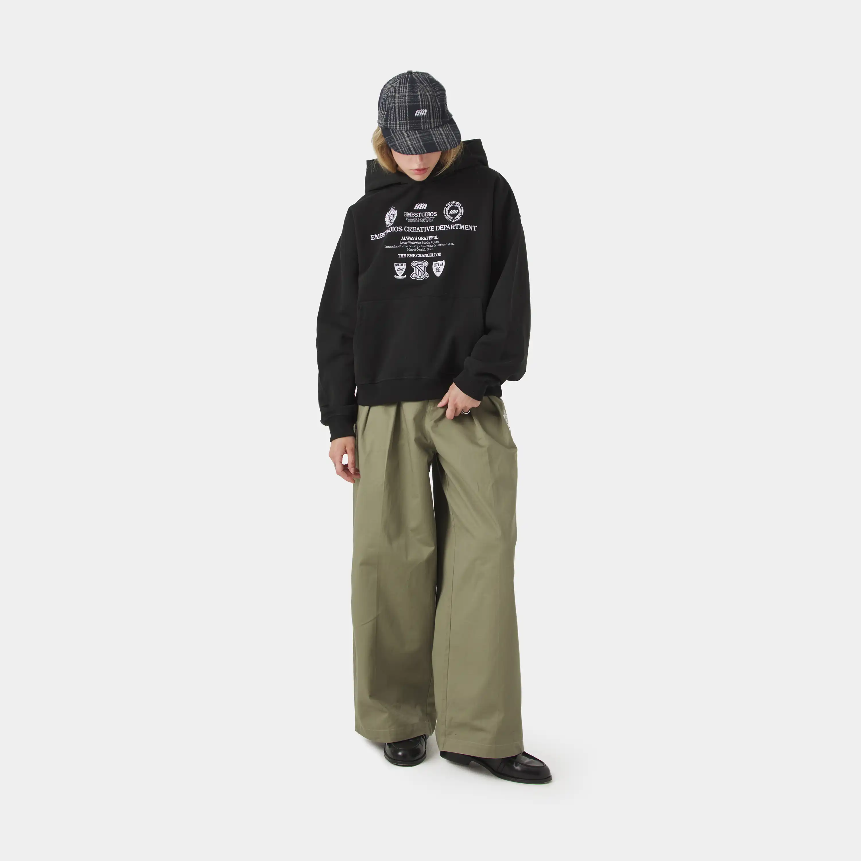 Chancellor Black Oversized Hoodie