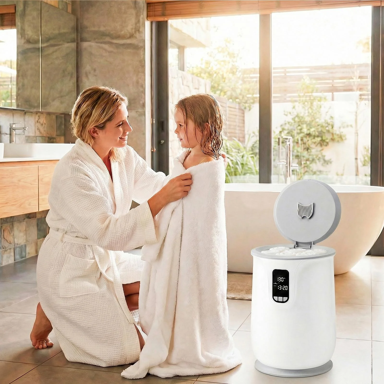 Tangkula 20L Electric Towel Heater with 3 Temperature Settings