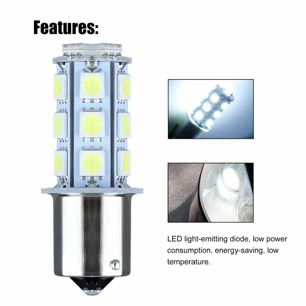 20 Pcs RV Interior LED Light Bulbs, EEEkit BA15S 1156 Bright 7506 1141 1003 13 SMD 5050 6000K, Pure White Replacement Lamps,for Car Rear Turn Signal Lights Interior RV Camper 12V Image 3