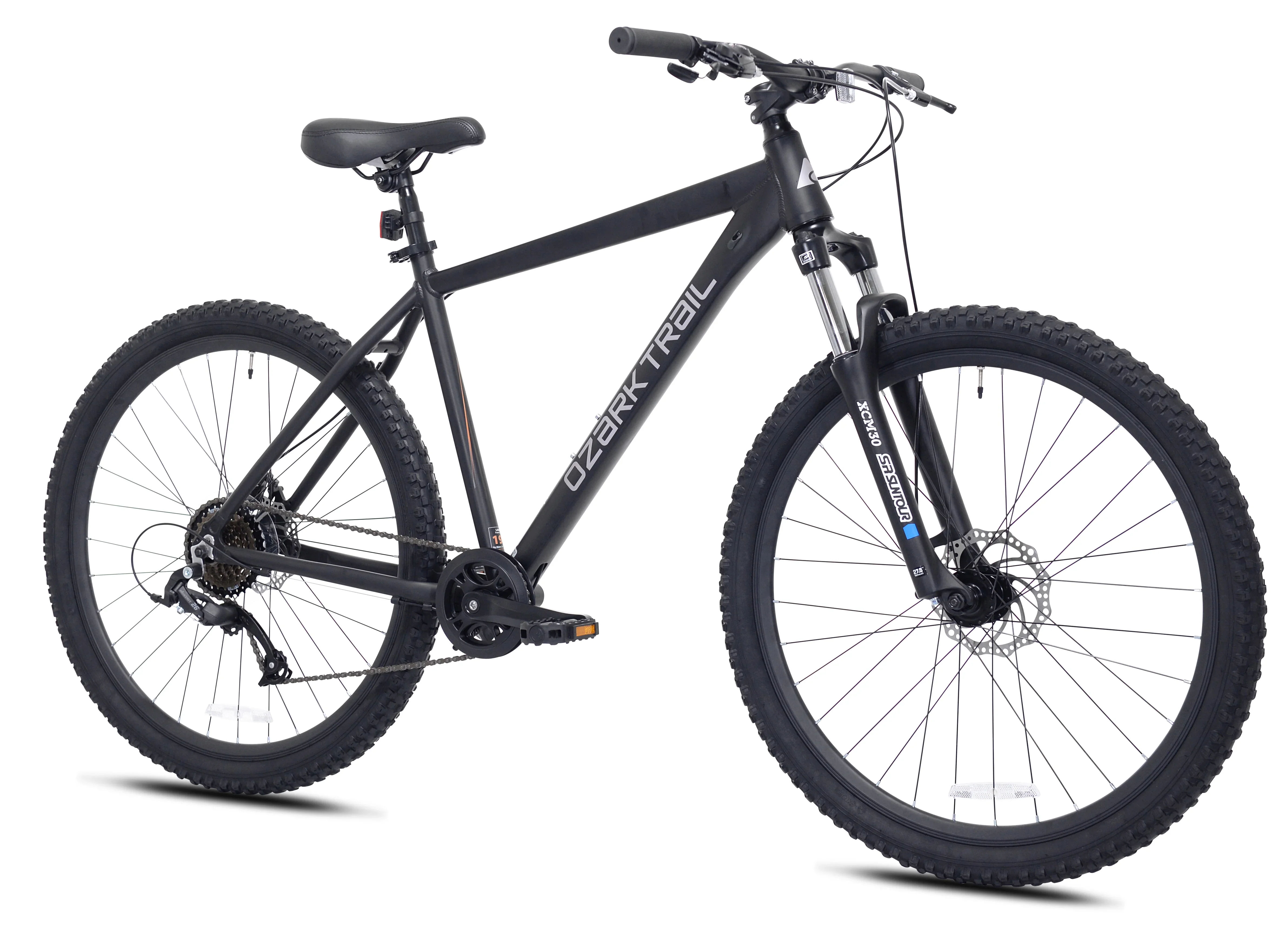Ozark Trail 27.5 Vibe Mountain Bicycle, Small Frame, Fits Riders 5'0 - 5'6, Black, Adult, Unisex