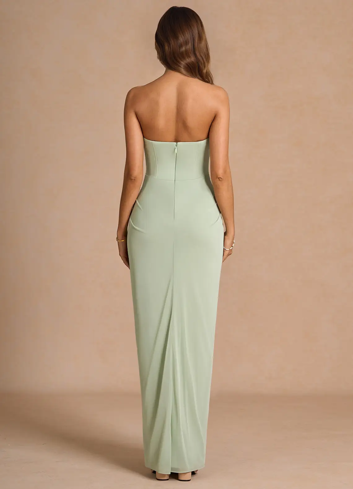 Anais Light Green Maxi Dress