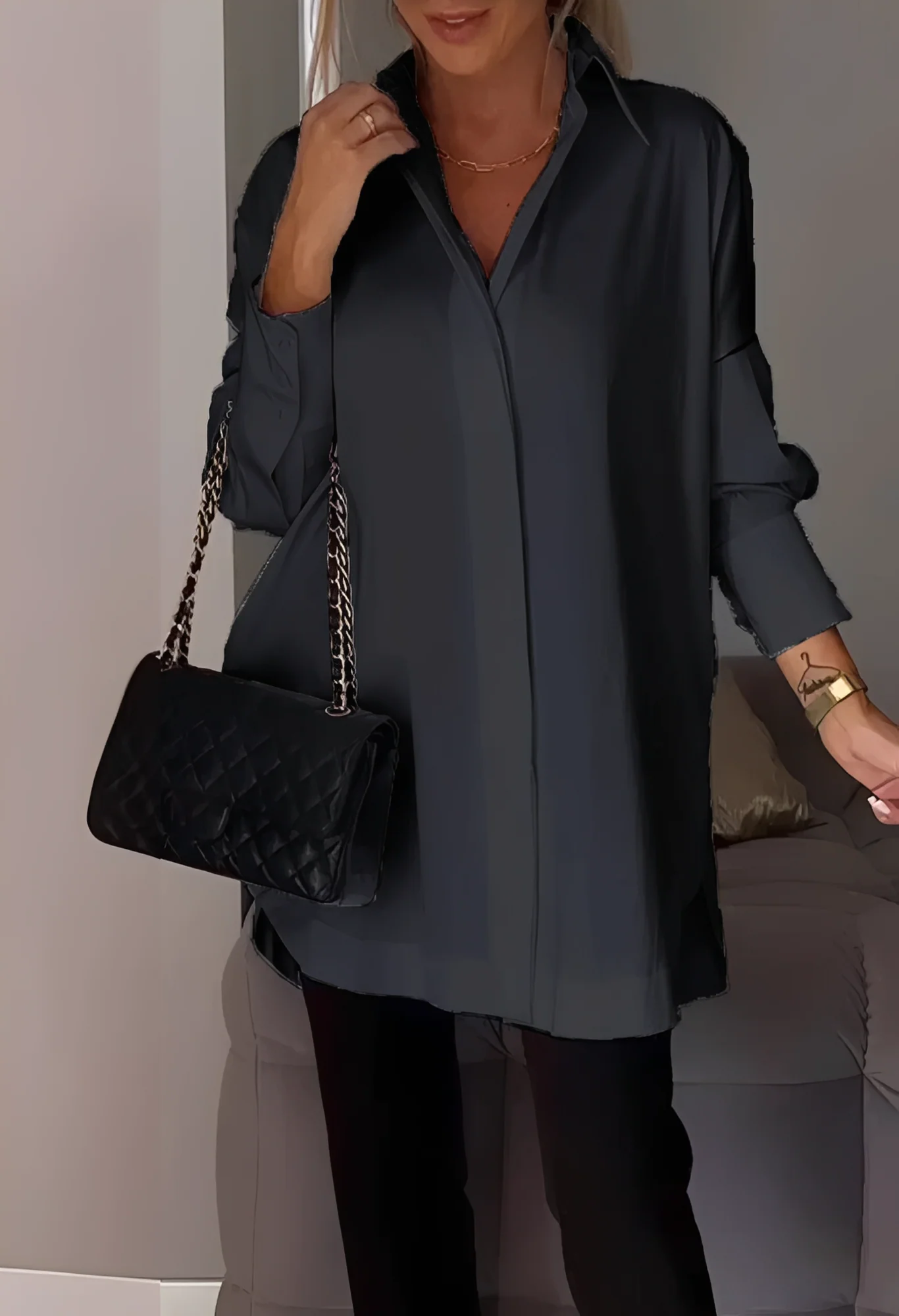 Lauren - Chemise élégante à manches longues