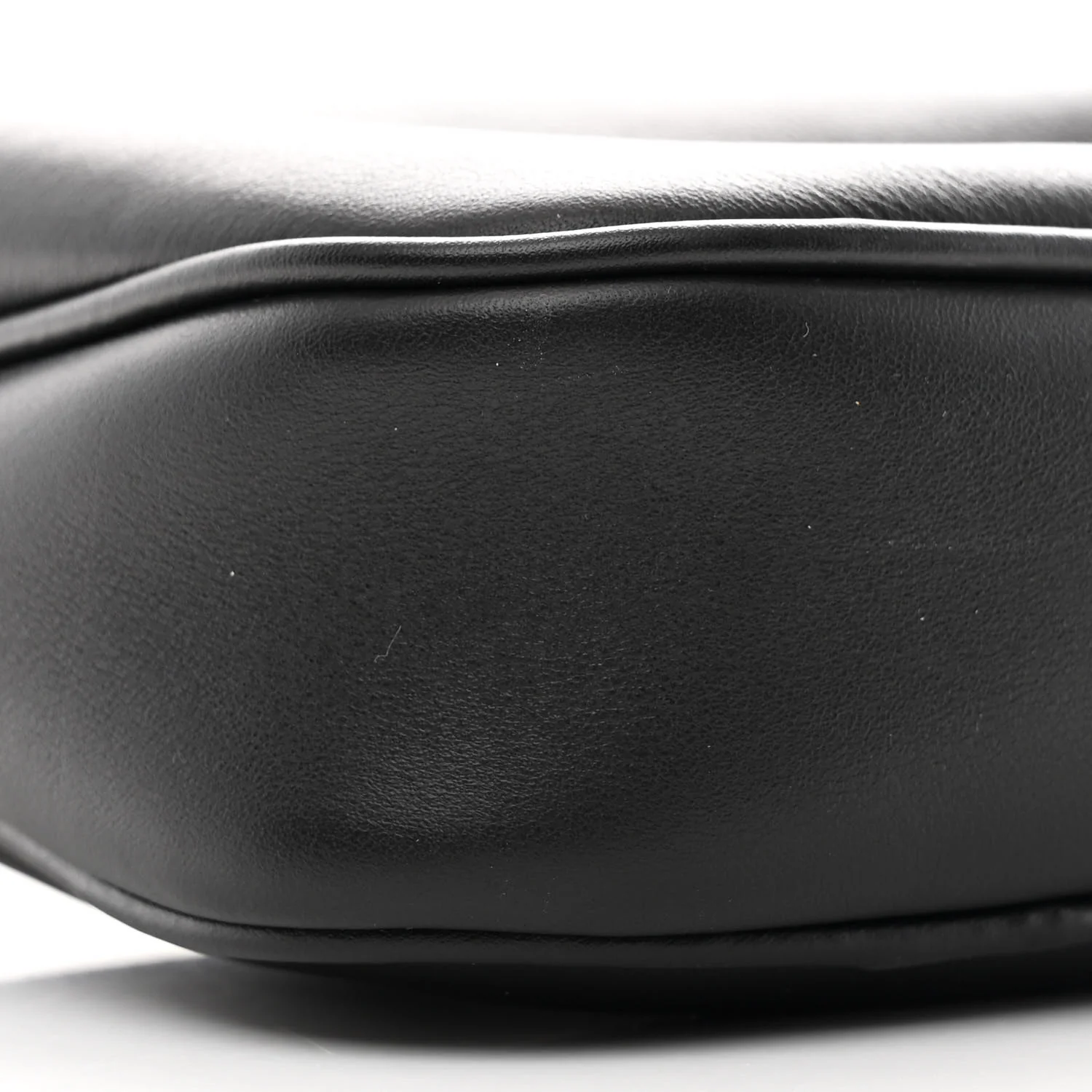 Natural Smooth Calfskin Rodeo Sling Pochette Black