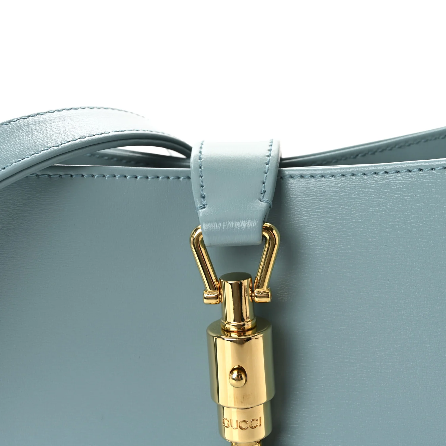 Boarded Dyana Lux Calfskin Small Jackie 1961 Hobo Dusty Azure