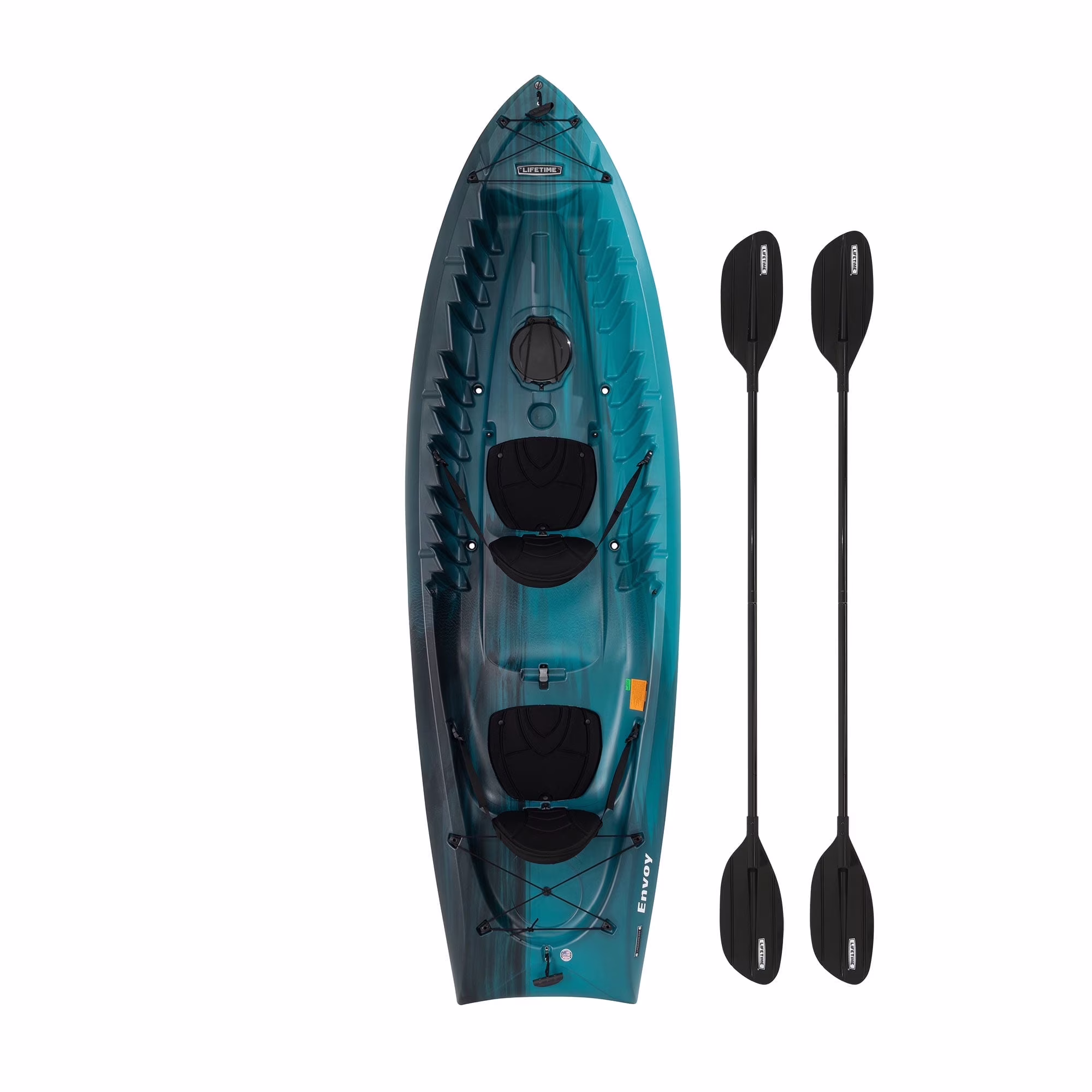 Envoy 10.5 Ft. Sit-on-Top Tandem Kayak, Sky Fusion (91192)(Sky Fusion) - Image 3