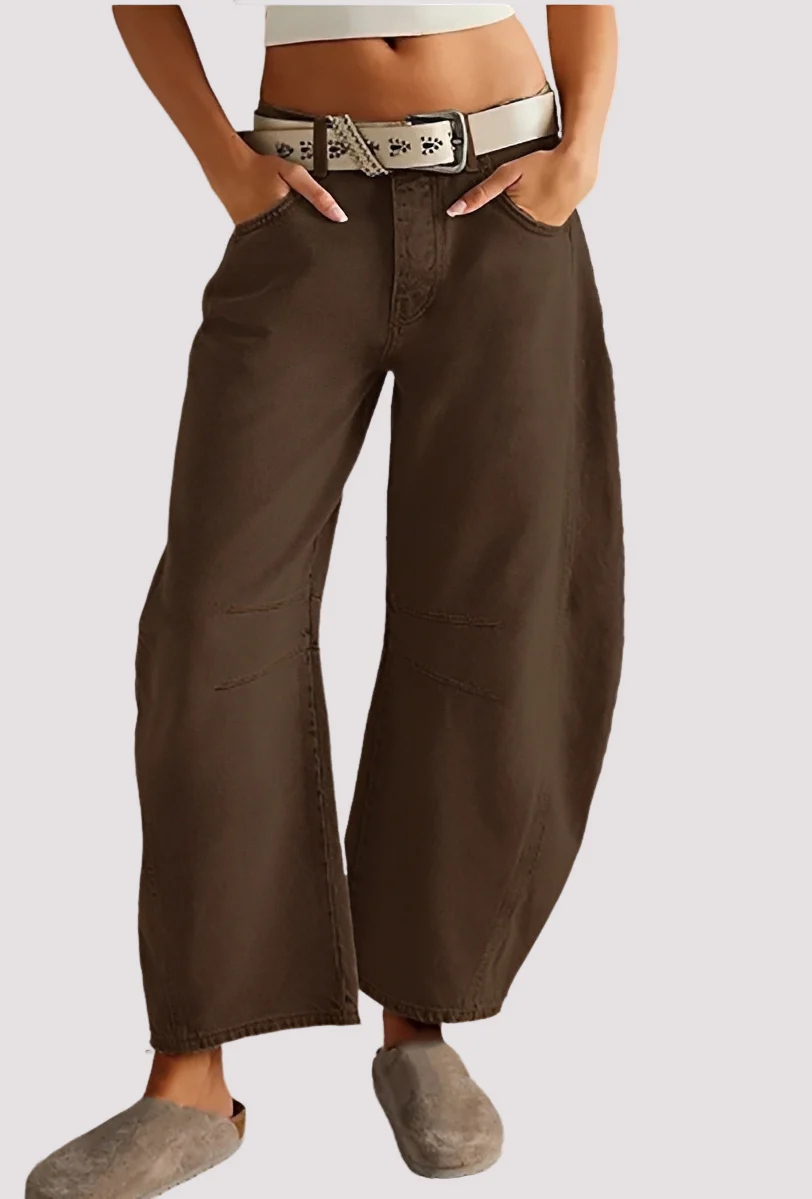 Kendra - Pantalon Large Élégant