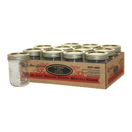 Golden Harvest 250ml Glass Mason Jars, 12 Pack