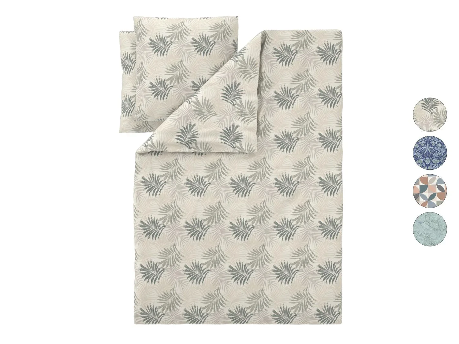 LIVARNO Parure de lit en satin de microfibre / Parure de lit rversible en satin de microfibre, 260 x 240 cm