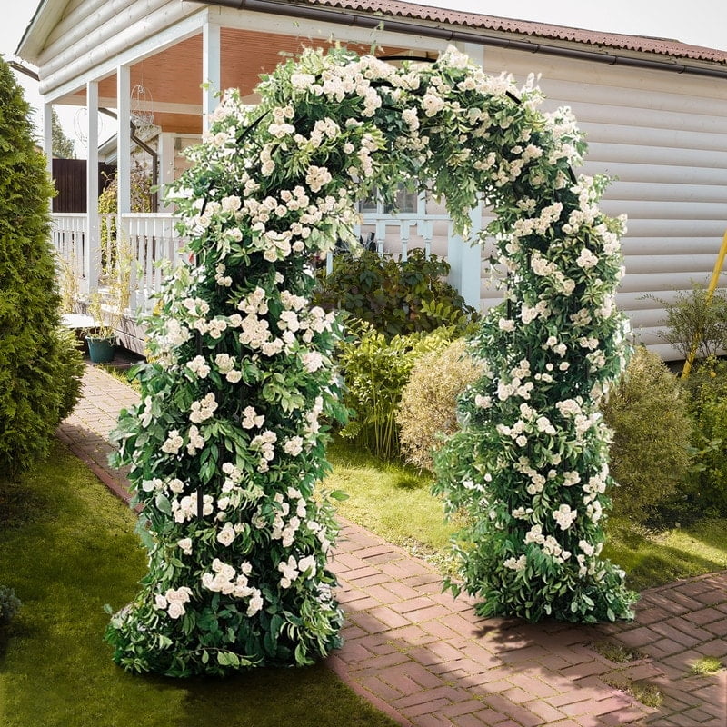 7 Ft H Metal Classic Garden Arbor Image 4