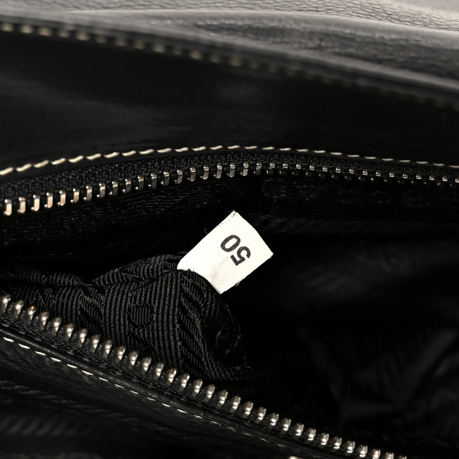 Calf Pocket Shoulder Bag Black