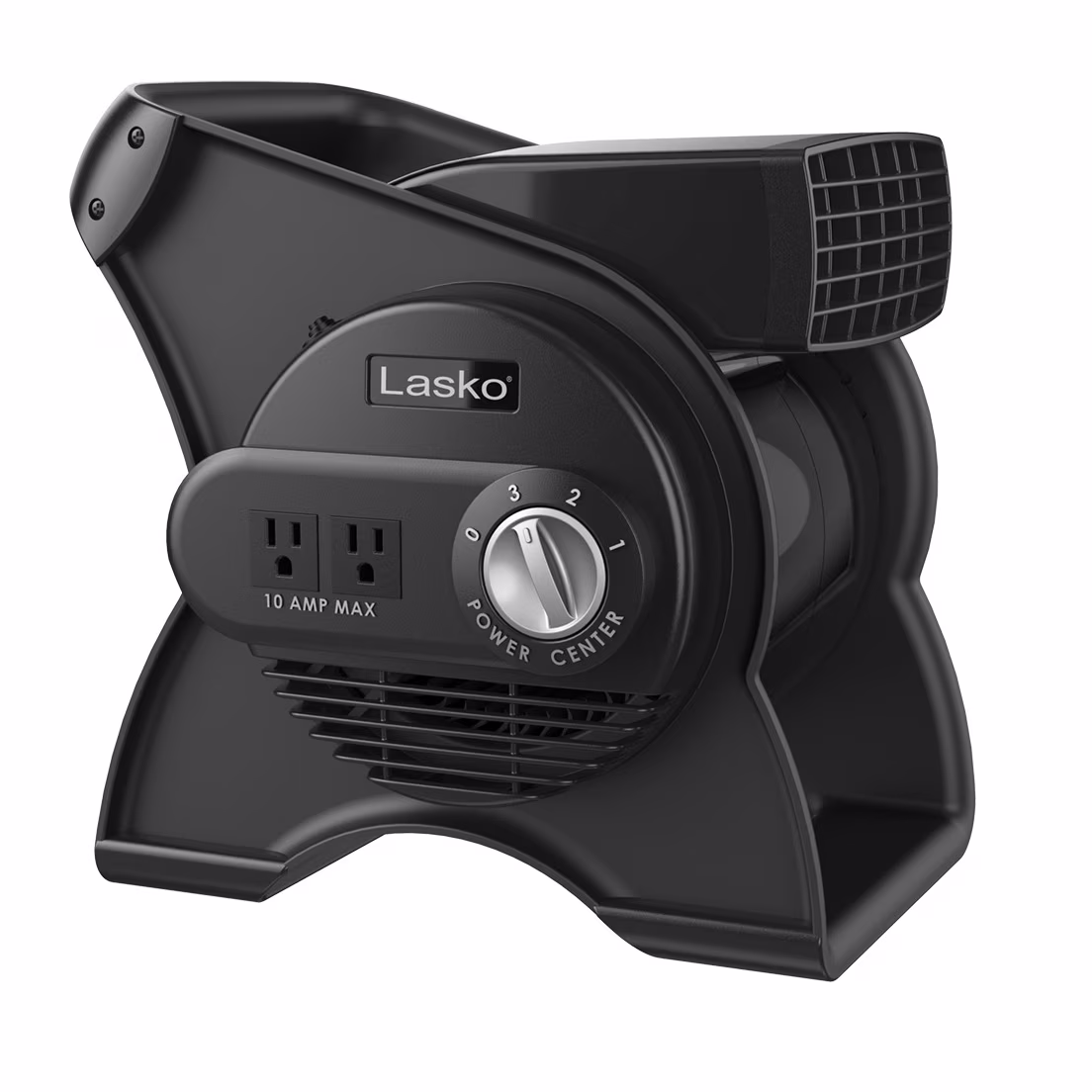 Pivoting Pro 12" 3-Speed Rotating Head Free Standing Blower Fan, 289 CFM, Black, U12104(Blower Fan Motor)
