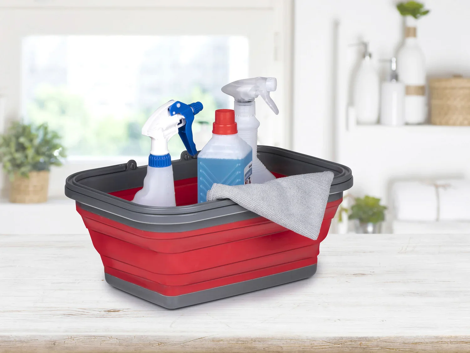 Dirt Devil Set panier  linge et seau pliables