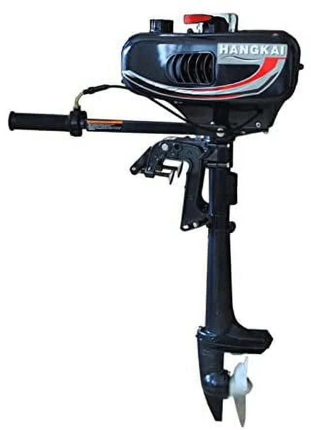 2 Stroke 3 5 HP Heavy Duty Outboard Motor Boat Engine Water Cooling 92CM Length