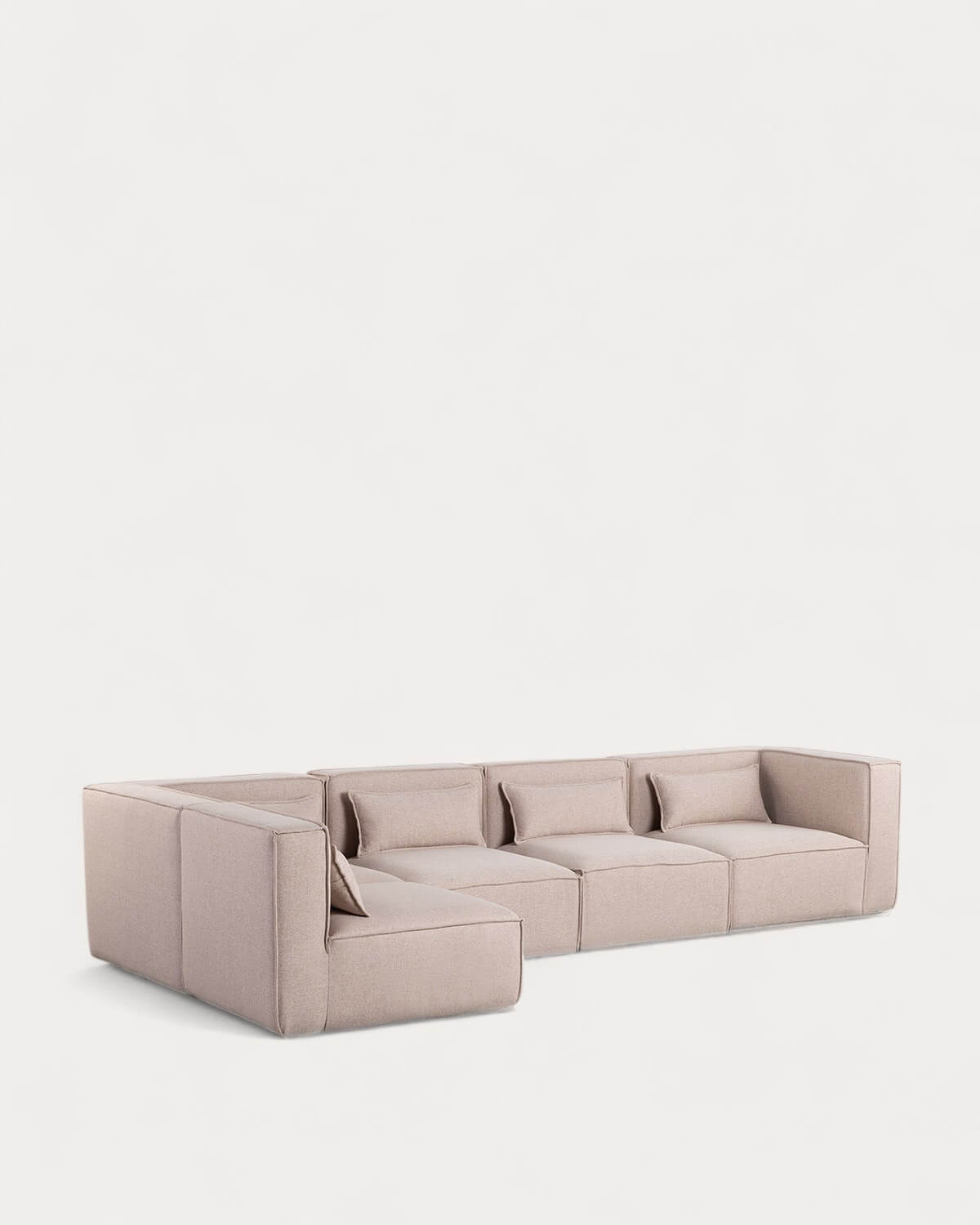 Kilhe Tela - Sofá Modular de 5 Piezas con 2 Sillones Esquineros de Tela Kilhe