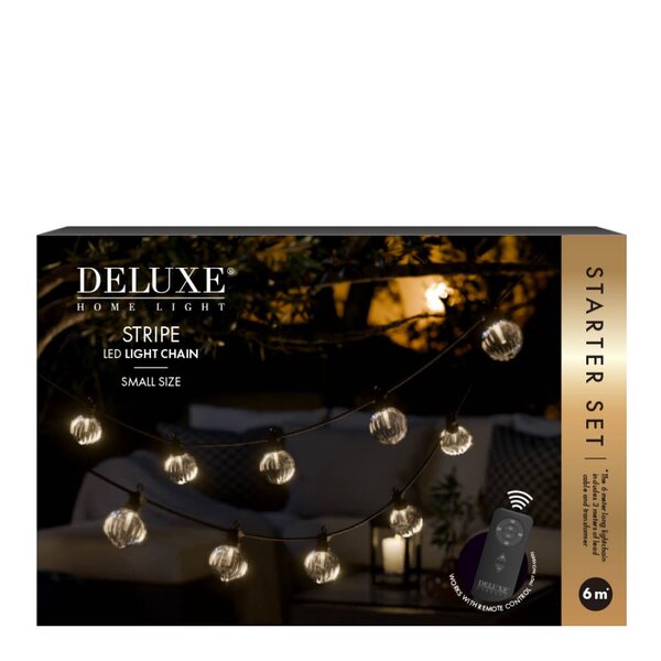 LED lyslenke startsett liten 6 m stripe