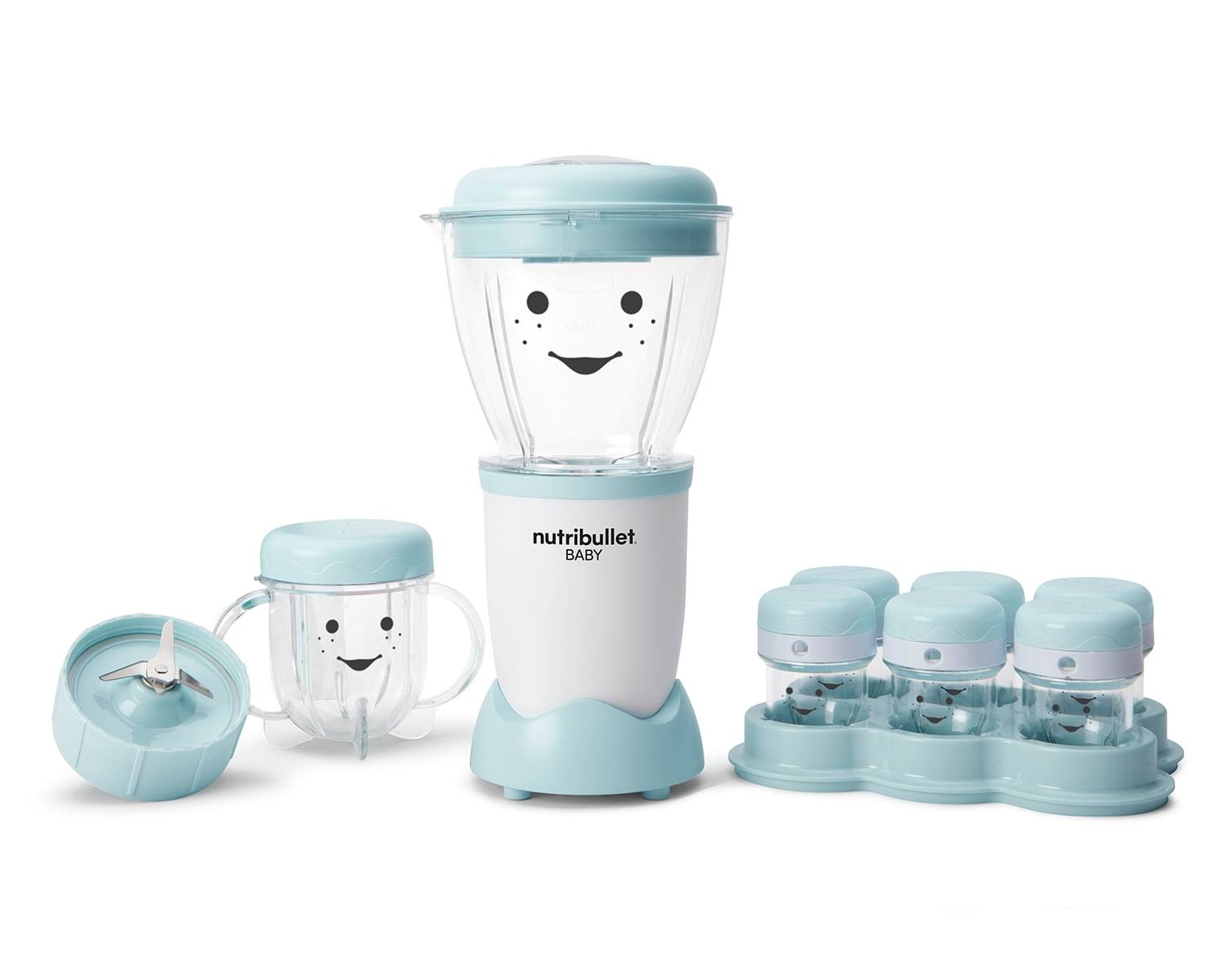 NutriBullet Baby Food Blender 16 Piece NBY10100 ÿ Blue / White