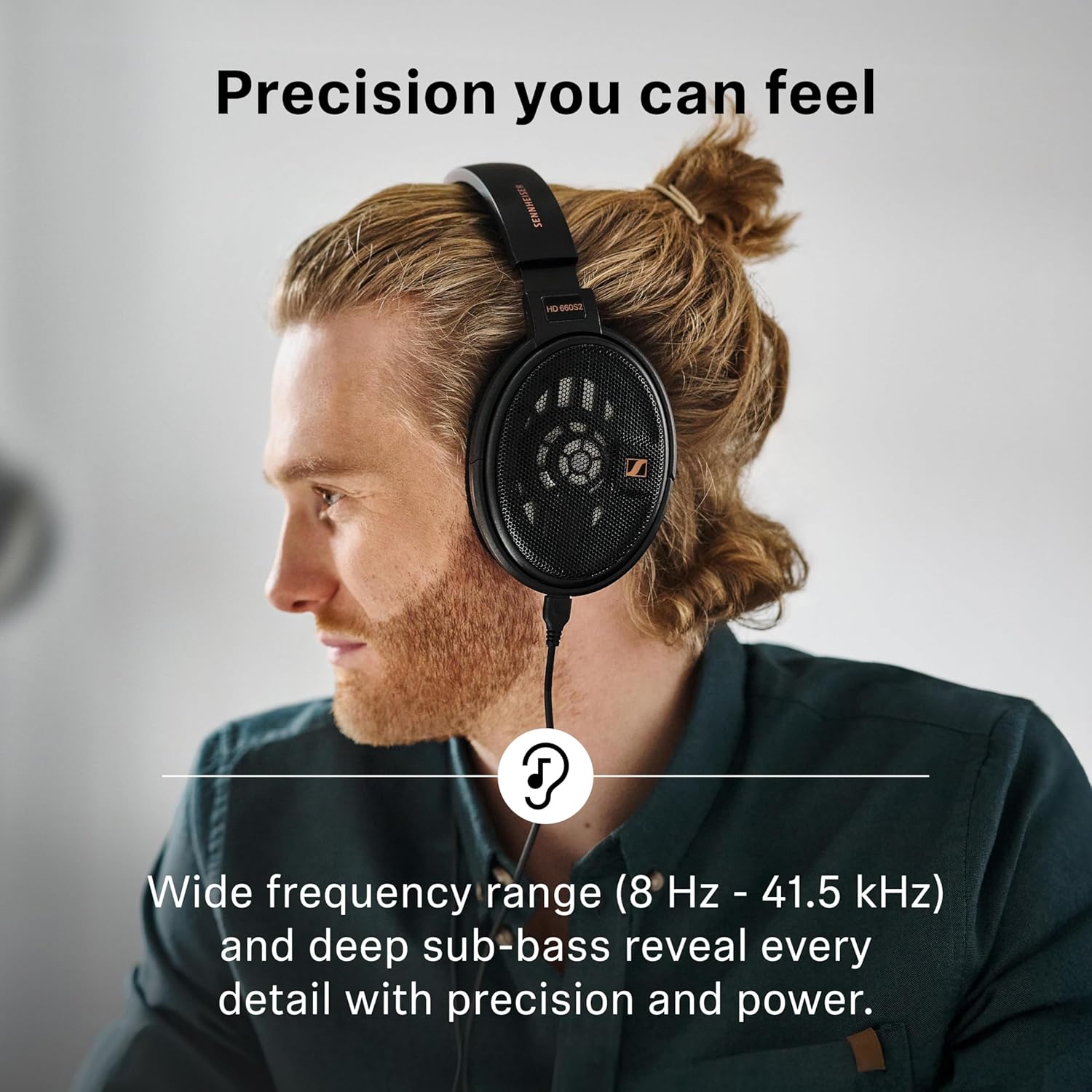 Sennheiser HD 660S2 - Audiophile Open-Back Over Ear Headphones with Deep Bass Extension and Refined Acoustic Performance  Over-Ear Headphones for PC  Music  Gaming  Podcasts  Premium Black