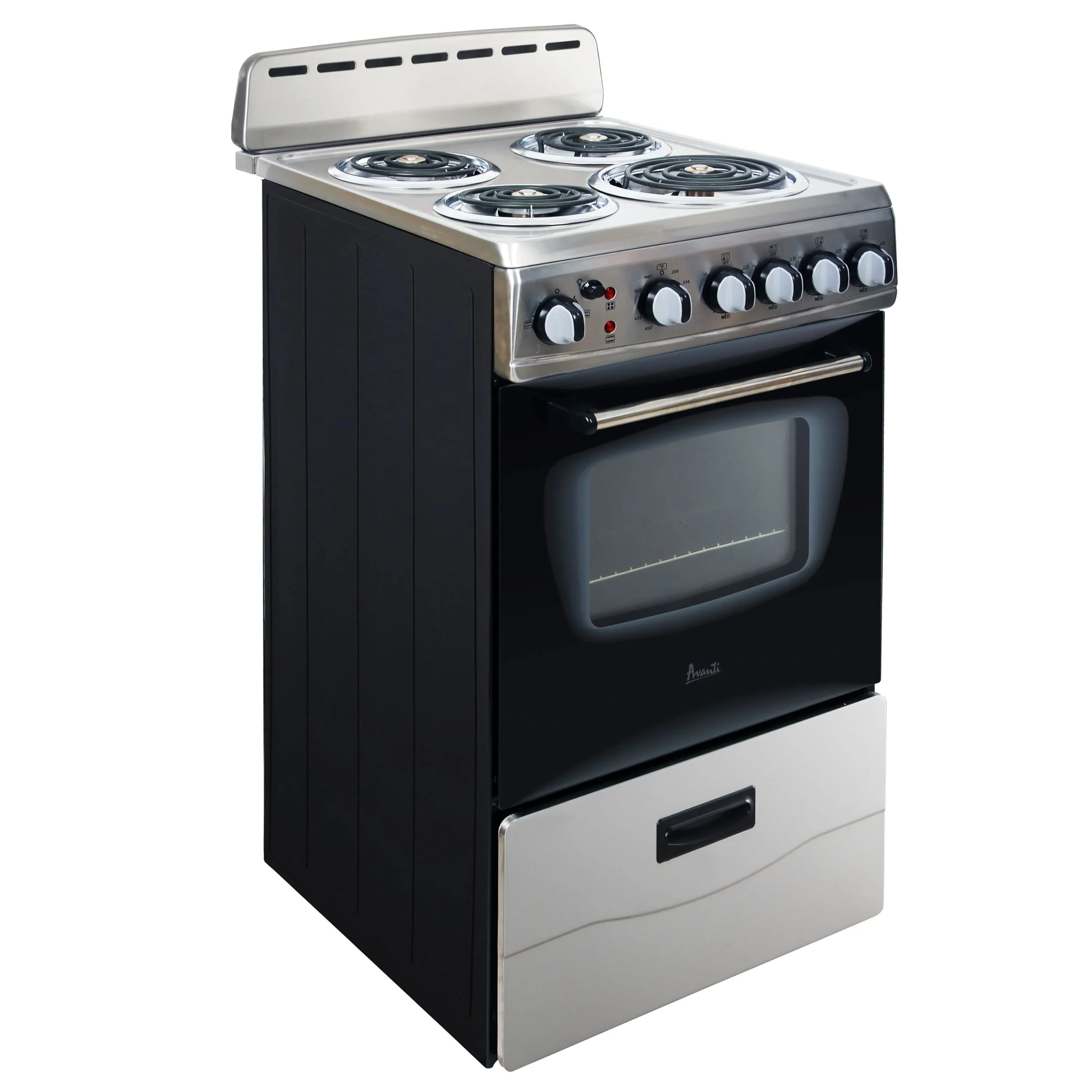 20" Electric Range Oven with Framed Glass Door, in Stainless Steel (ERU200P3S) Image 4