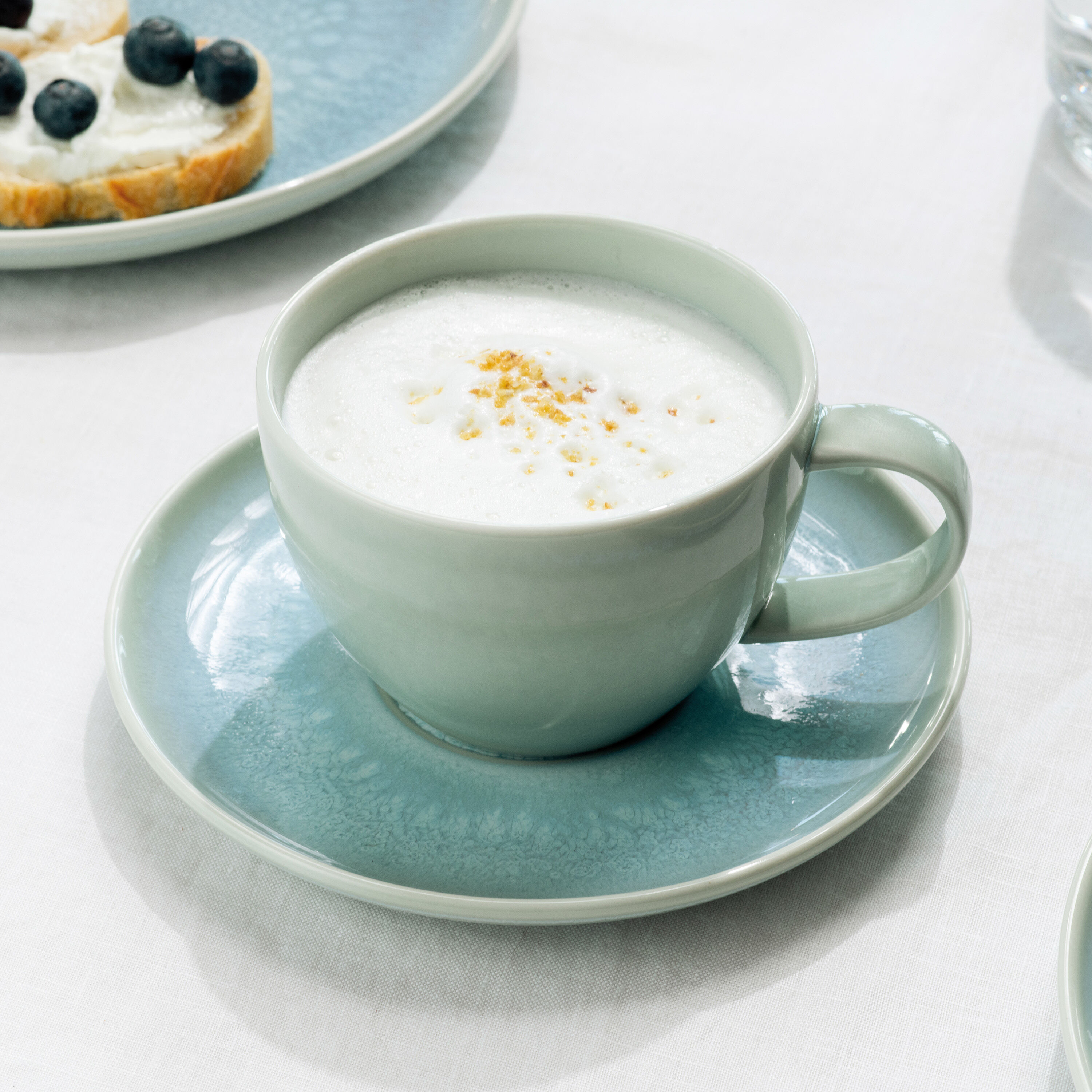 Crafted Coffee cup - Blue, 5.8 oz, Premium Porcelain