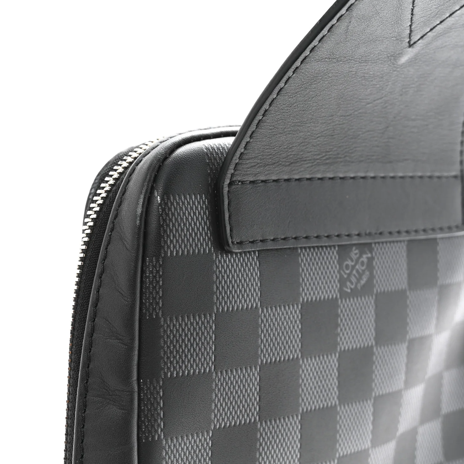 Damier Graphite Avenue Sling Bag Onyx Silver