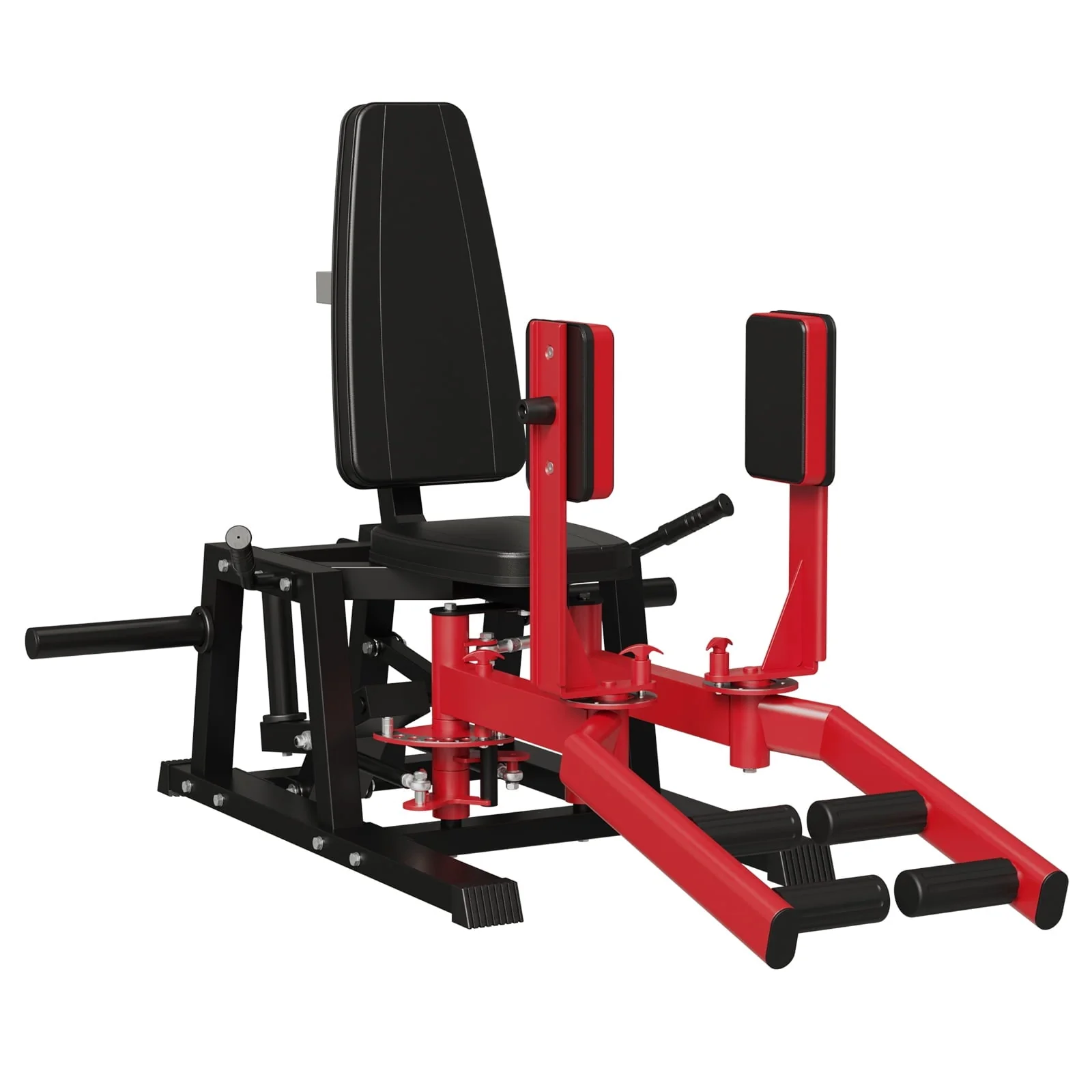 Syedee Hip Abductor Machine, Plate - Loaded Inner and Outer Thigh Machine, Thigh Master Hip Trainer, Hip Thrusters for Home Gym