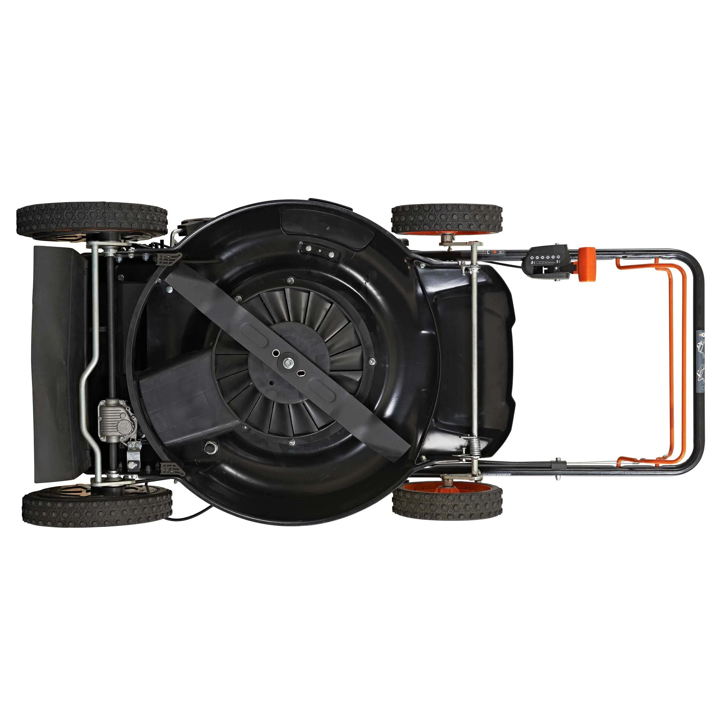 22 in. 201cc SELECT PACE 6 Speed CVT High Wheel RWD 3-in-1 Gas Walk Behind Self Propelled Lawn Mower - Image 6