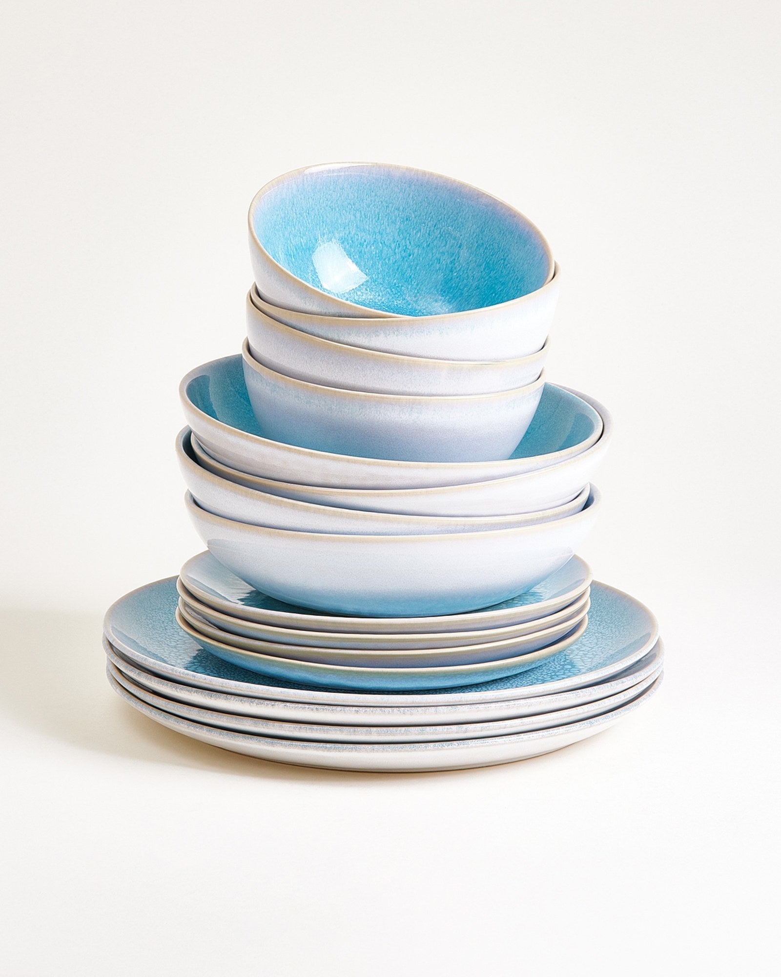 CORDOAMA - TABLEWARE SET CLASSIC AQUA 16 PIECES