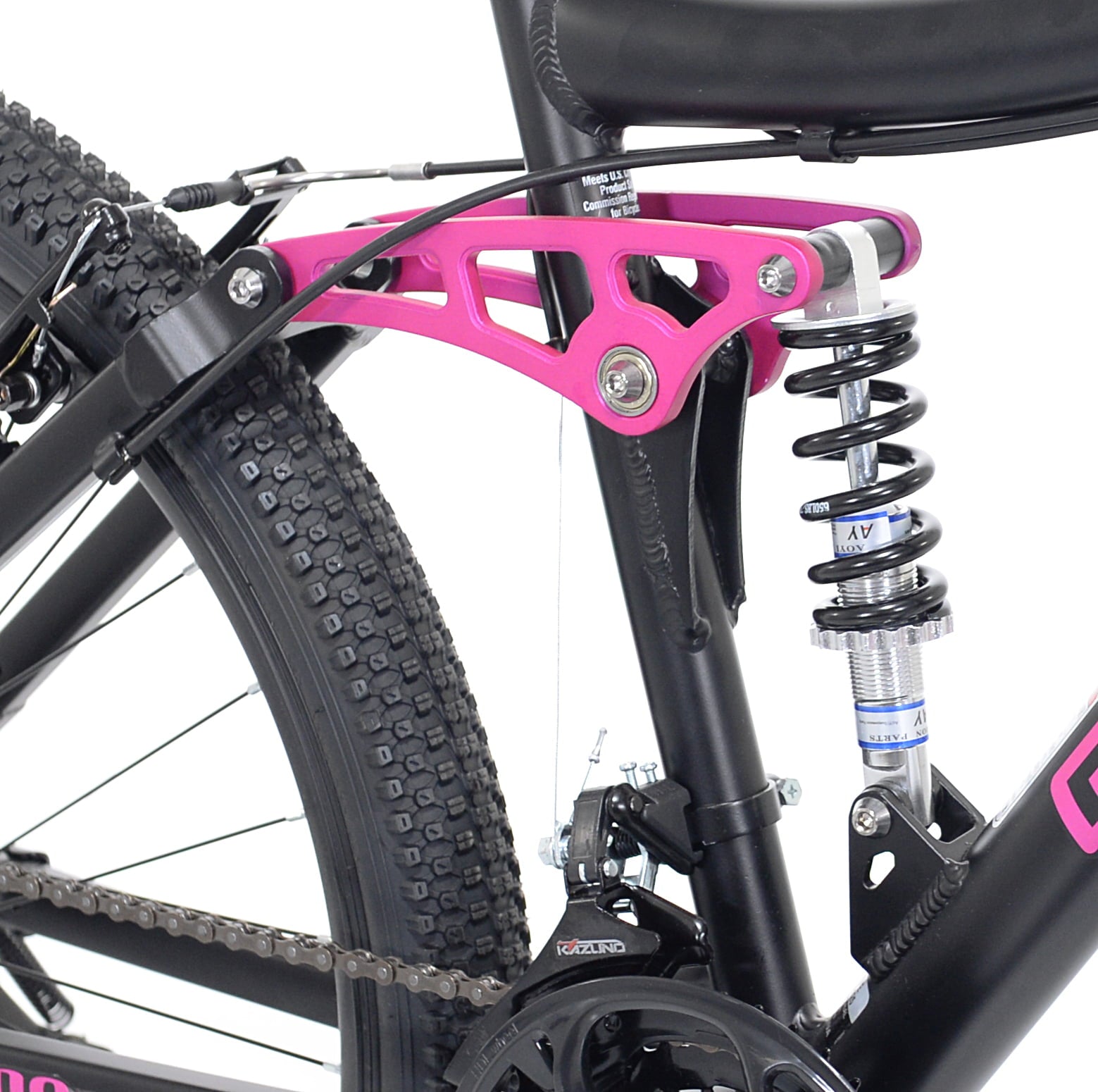 Genesis 26 In. Maeve Women's Mountain Bike. Black and Pink