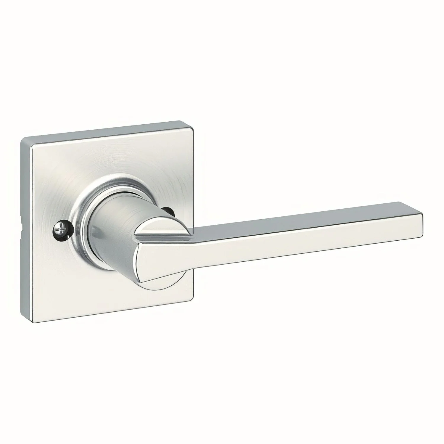Kwikset 488CSLSQT-15 Casey Single Dummy Door Lever with Square Rose - TA Screen Specialist, Inc.