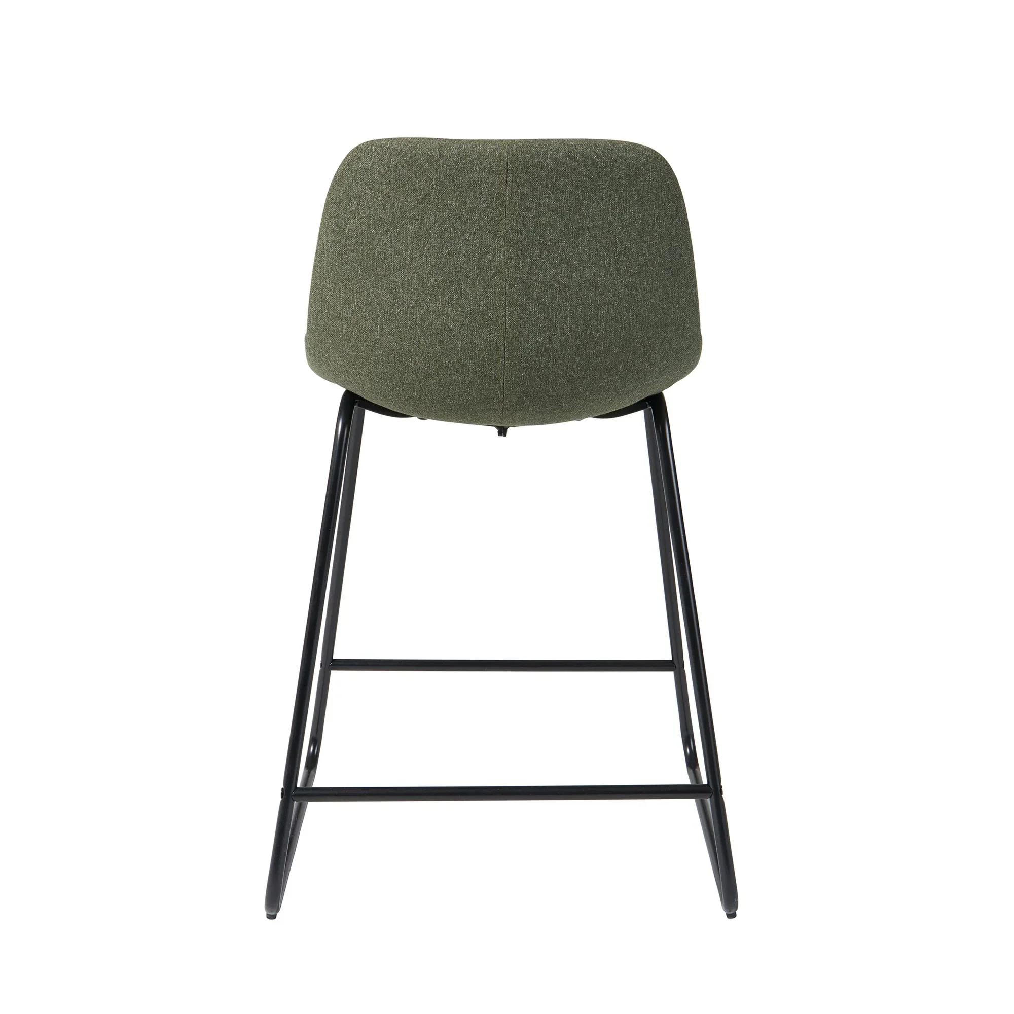 Better Homes & Gardens Scoop Counter Stool, Camel Faux Leather