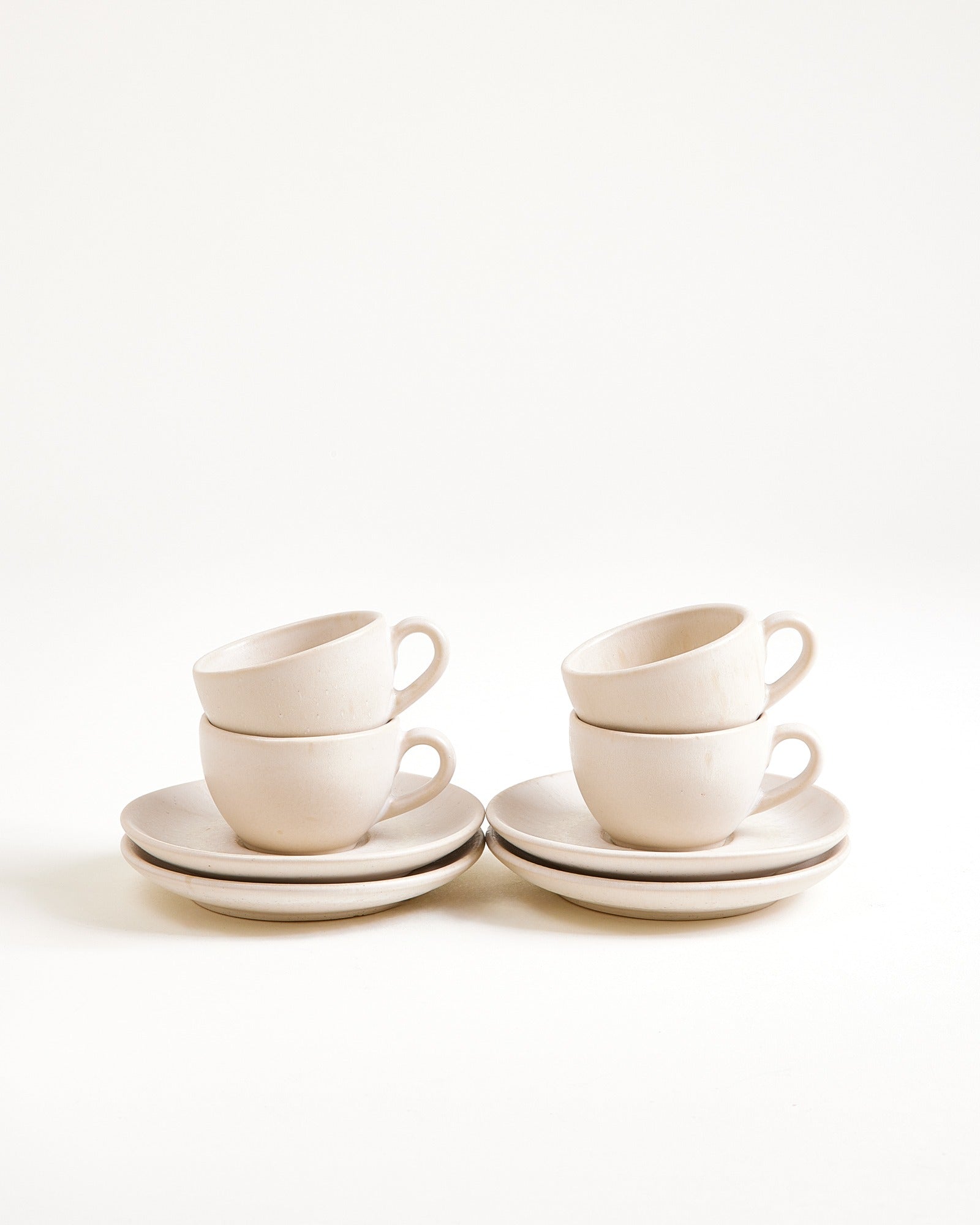 SINTRA - ESPRESSO MUG & ESPRESSO SAUCER CLASSIC SAND SET OF 4