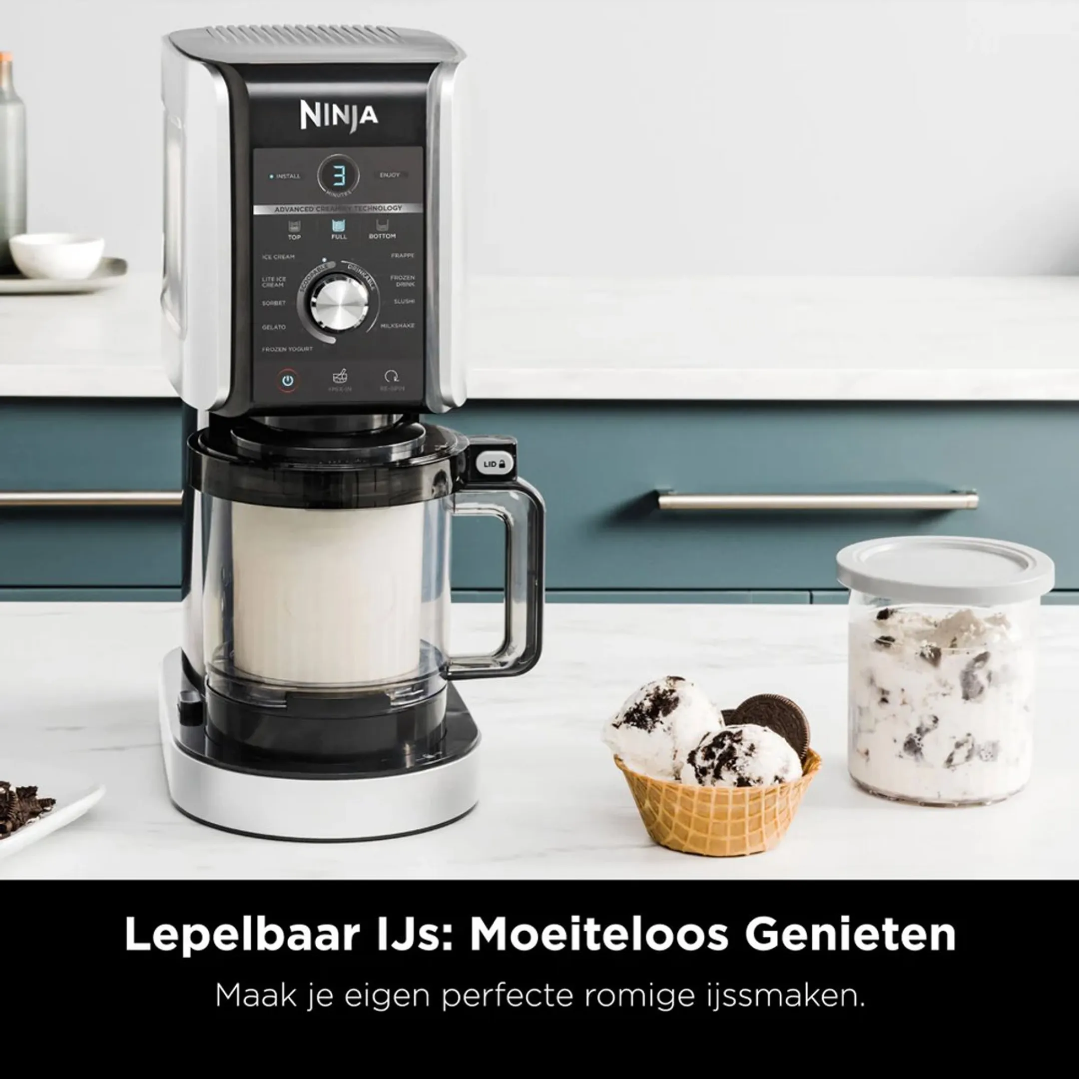 Ninja Ijsmachine CREAMi Deluxe - 10-in-1 NC502EU