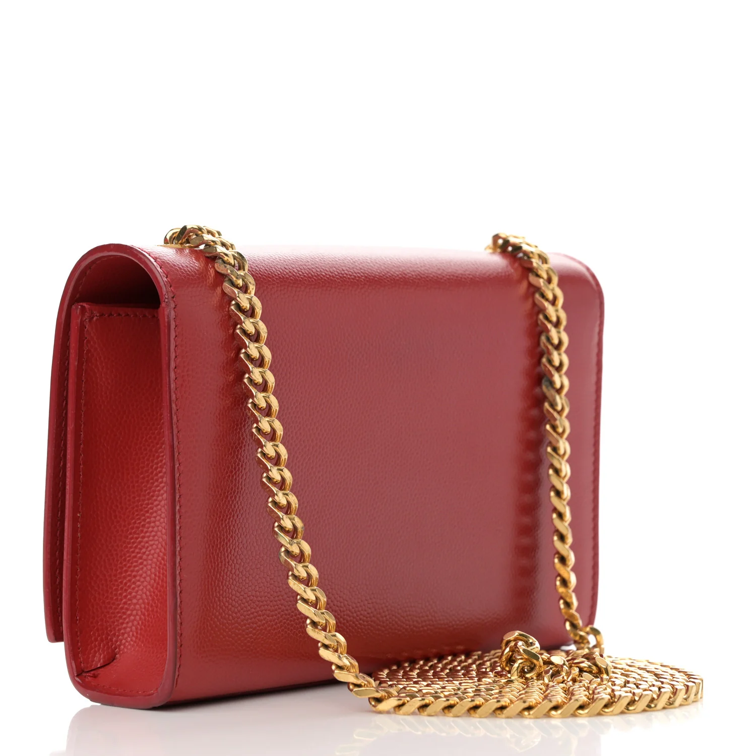 Grain De Poudre Small Monogram Kate Satchel Red