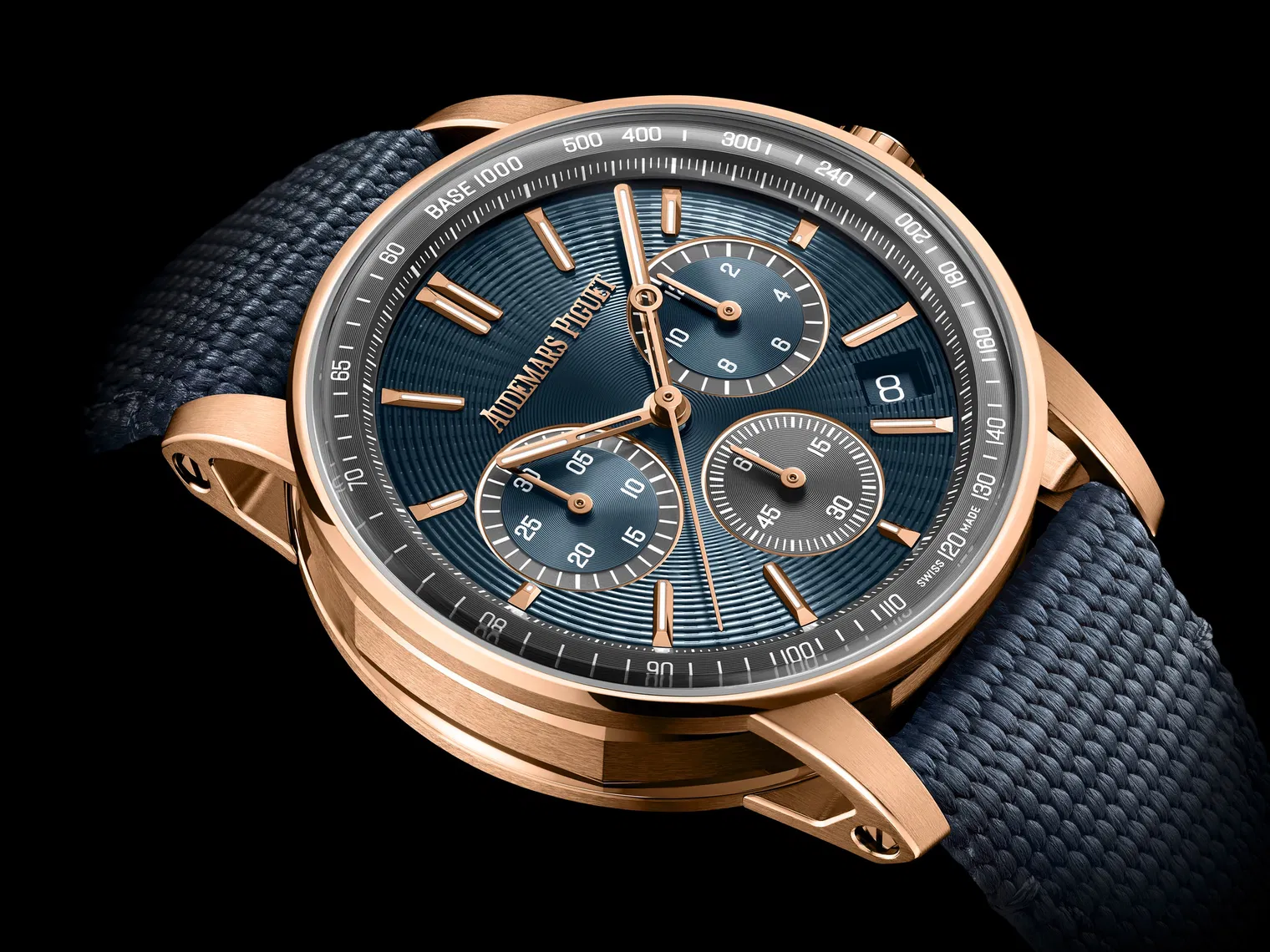 【Super Clone】Audemars Piguet Code 11.59 Blue Dial Blue Rubber Strap 41mm 26393OR.OO.A348KB.01